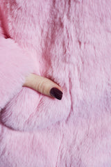 The Luxuriate Fur Coat in Baby Pink (Limited Edition)