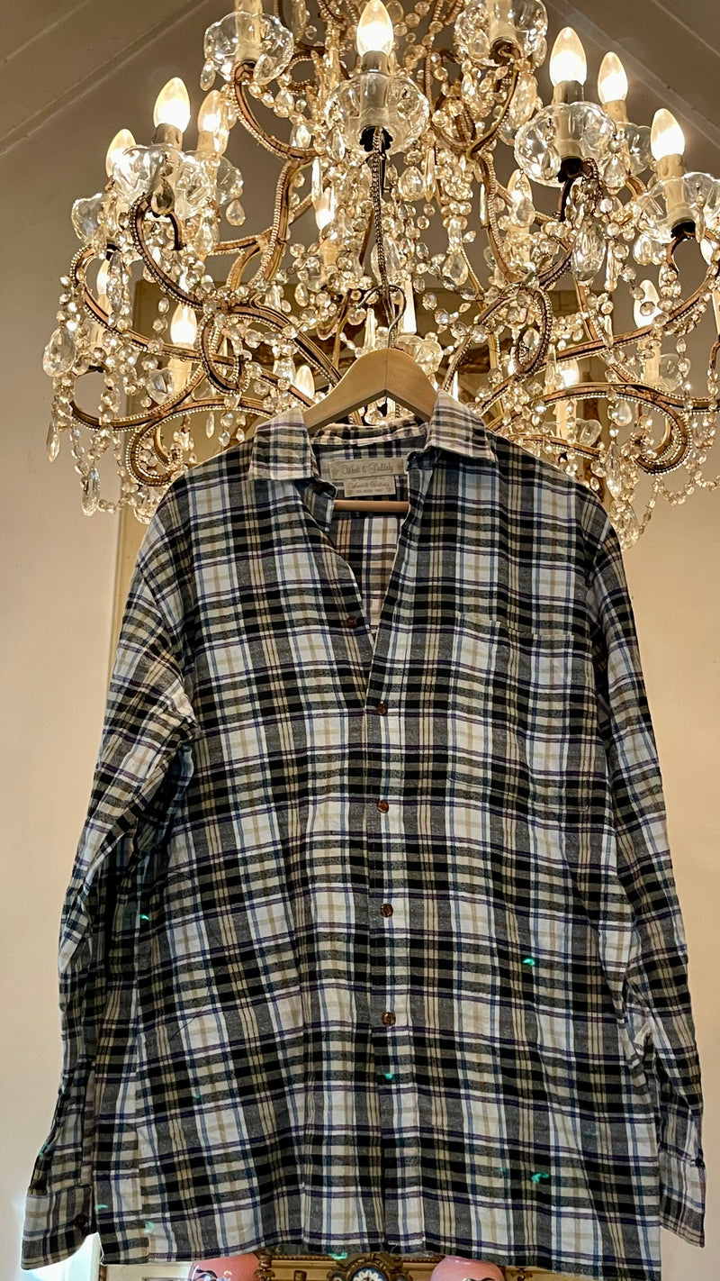 Vintage Flannel - Original logo print  - Number 125 - Size - Small