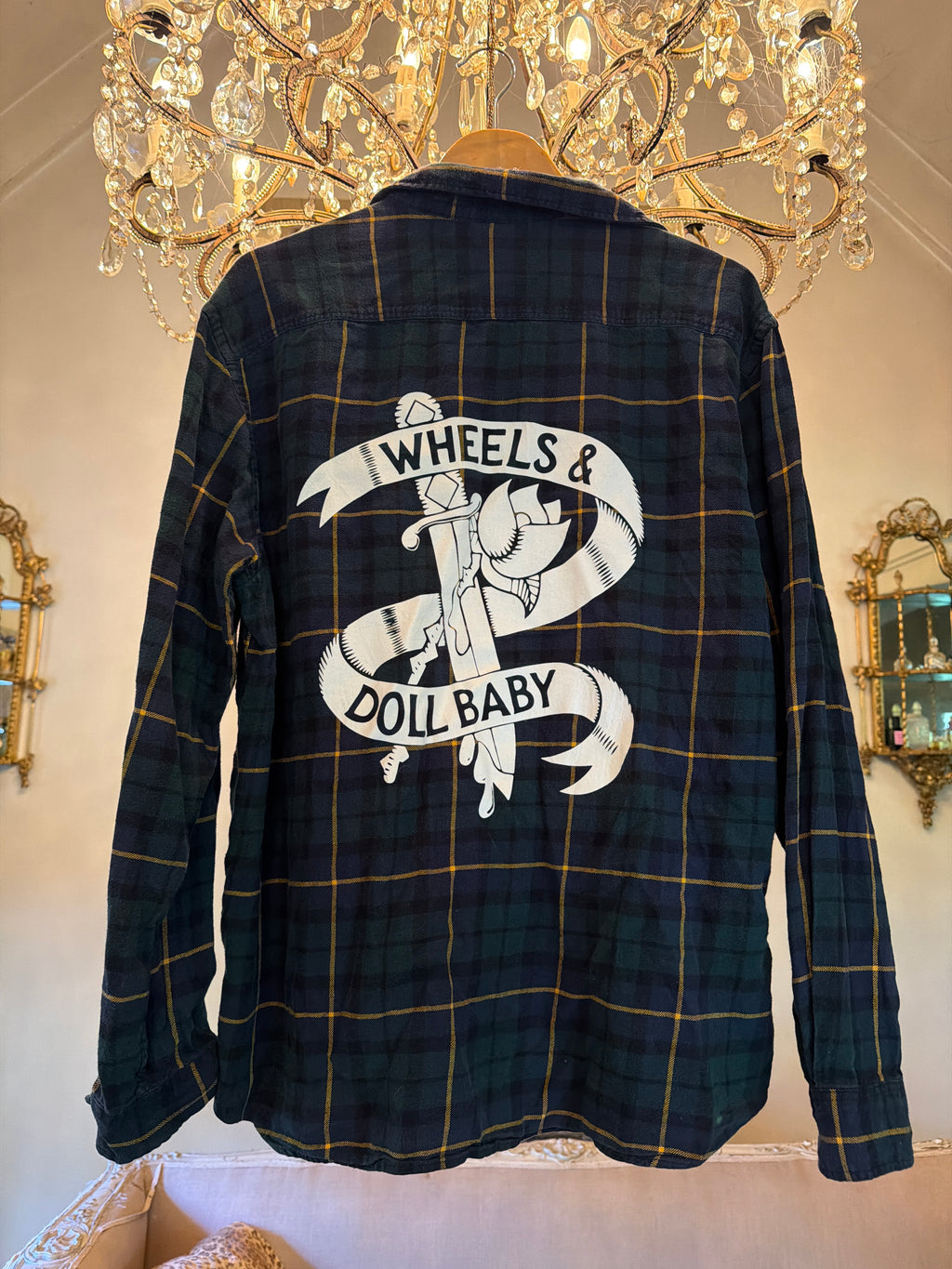 Vintage Flannel - logo  - Number 47 Size - Large