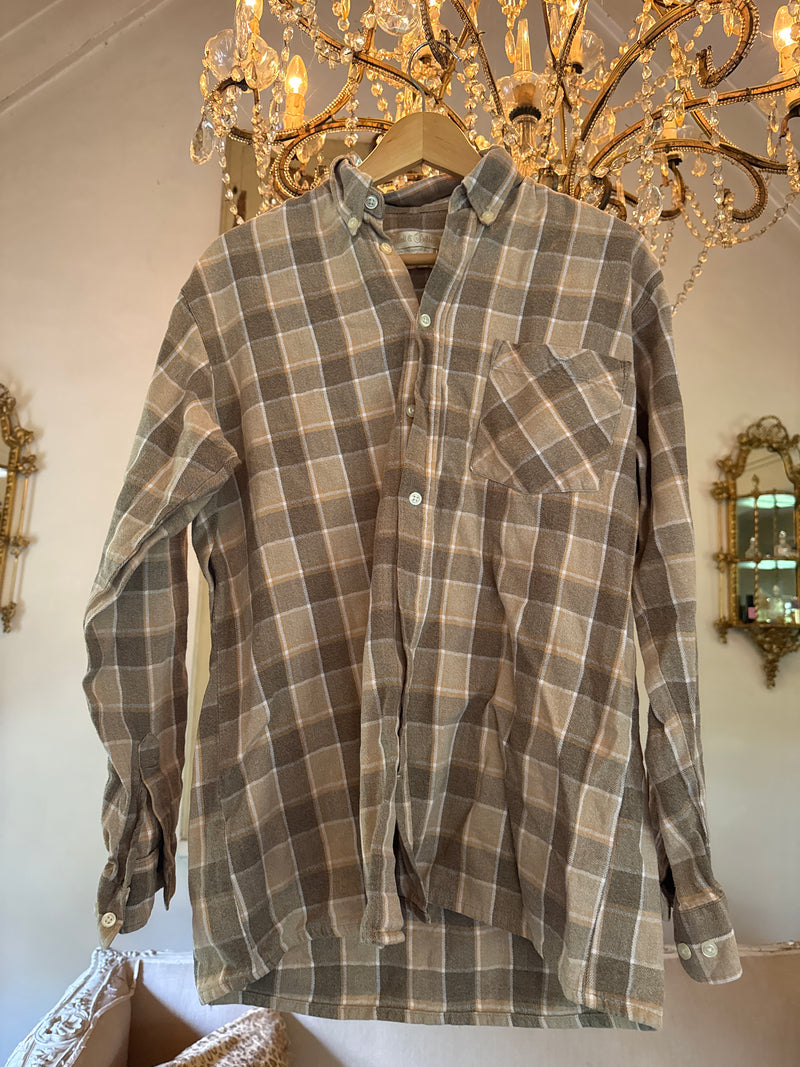 Vintage Flannel - Skull - Number 53 - Size - Large