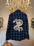 Vintage Flannel - Original Logo - Size Large men’s - Number 85