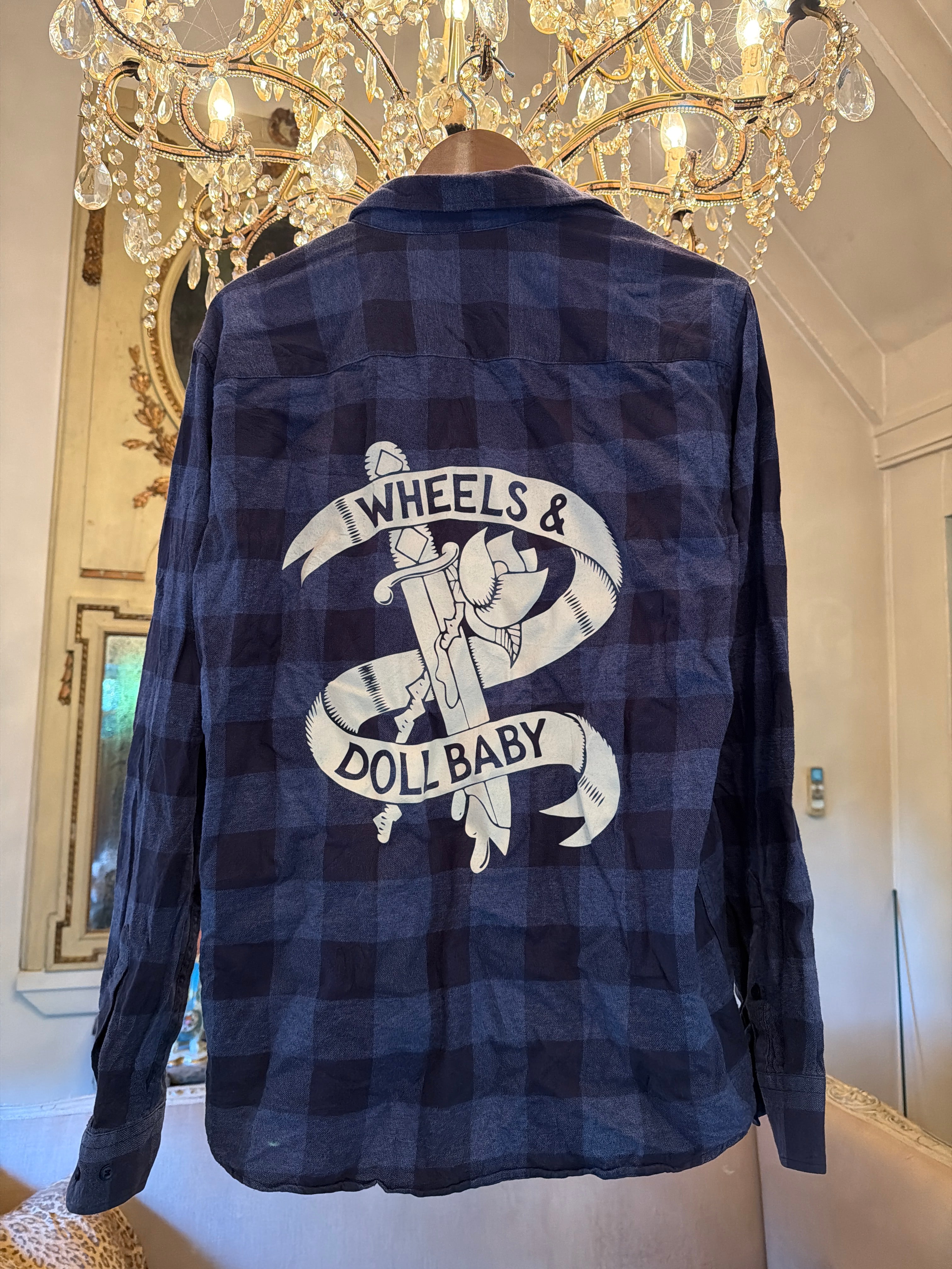 Vintage Flannel - Original Logo Print - Number 92 - Size - large men’s