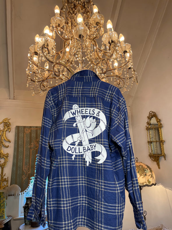 Vintage Flannel - Original Logo Print - Number 35 - Size - XL