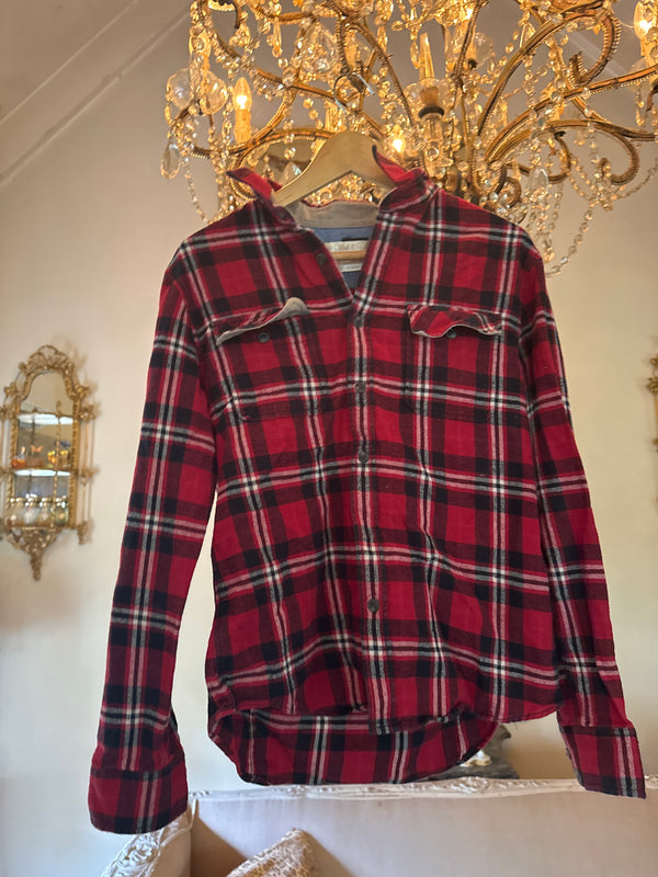 Vintage Flannel - Original Logo - Number 51 - Size - small