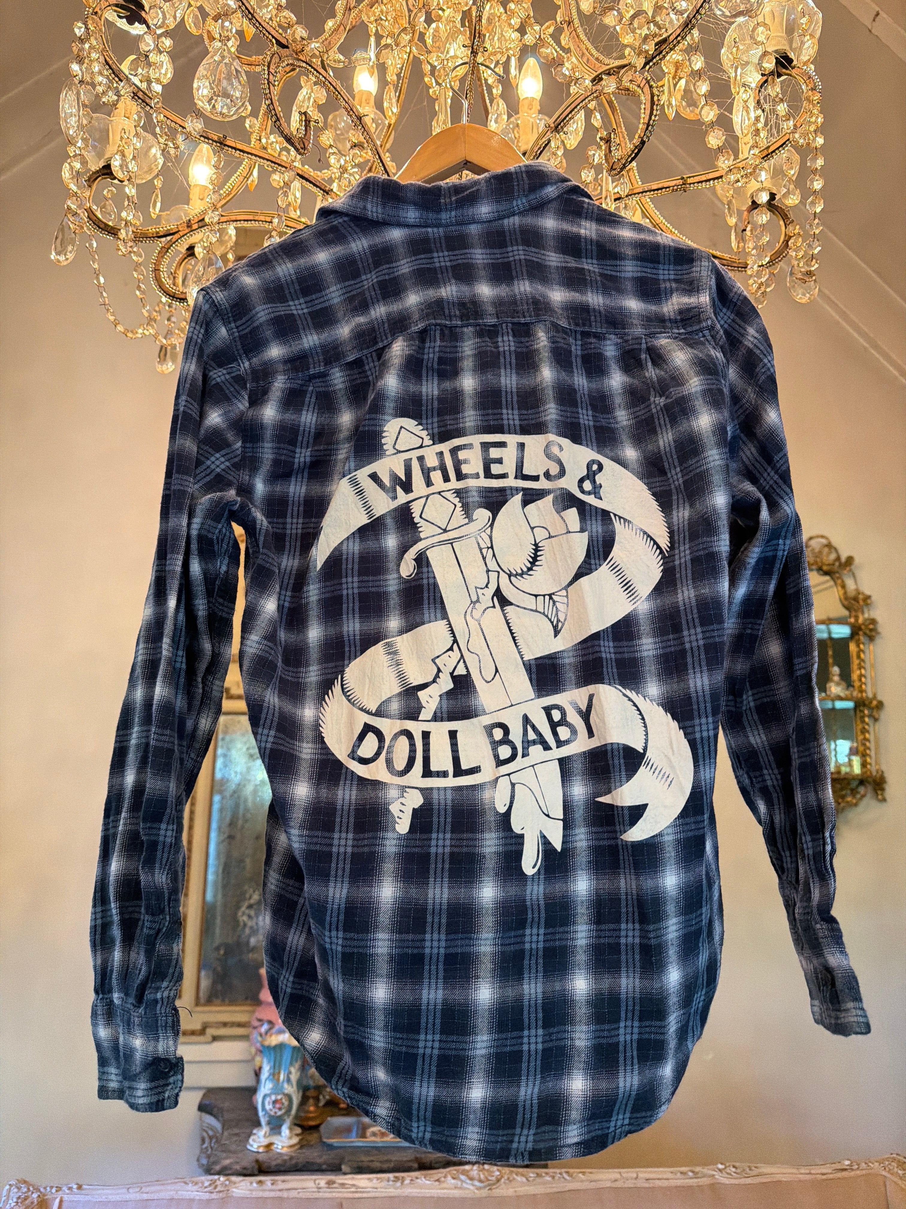 Vintage Flannel - Original Logo Print - Number 24 - Size - Medium