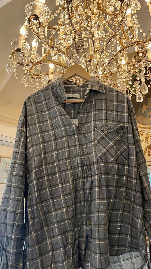 Vintage Flannel - Original Logo - Number 76 - Size - Large