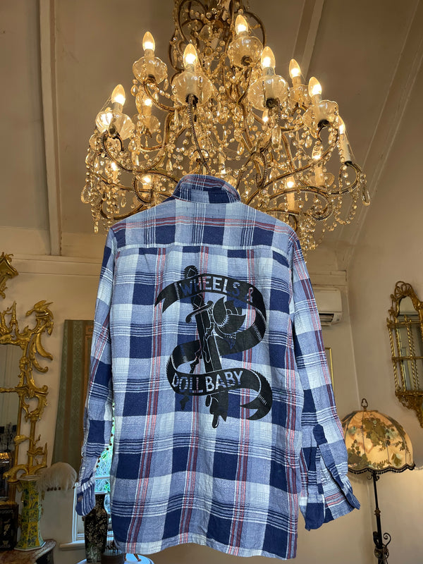 Vintage Flannel - Original Logo Print - Number 24 - Size - Medium