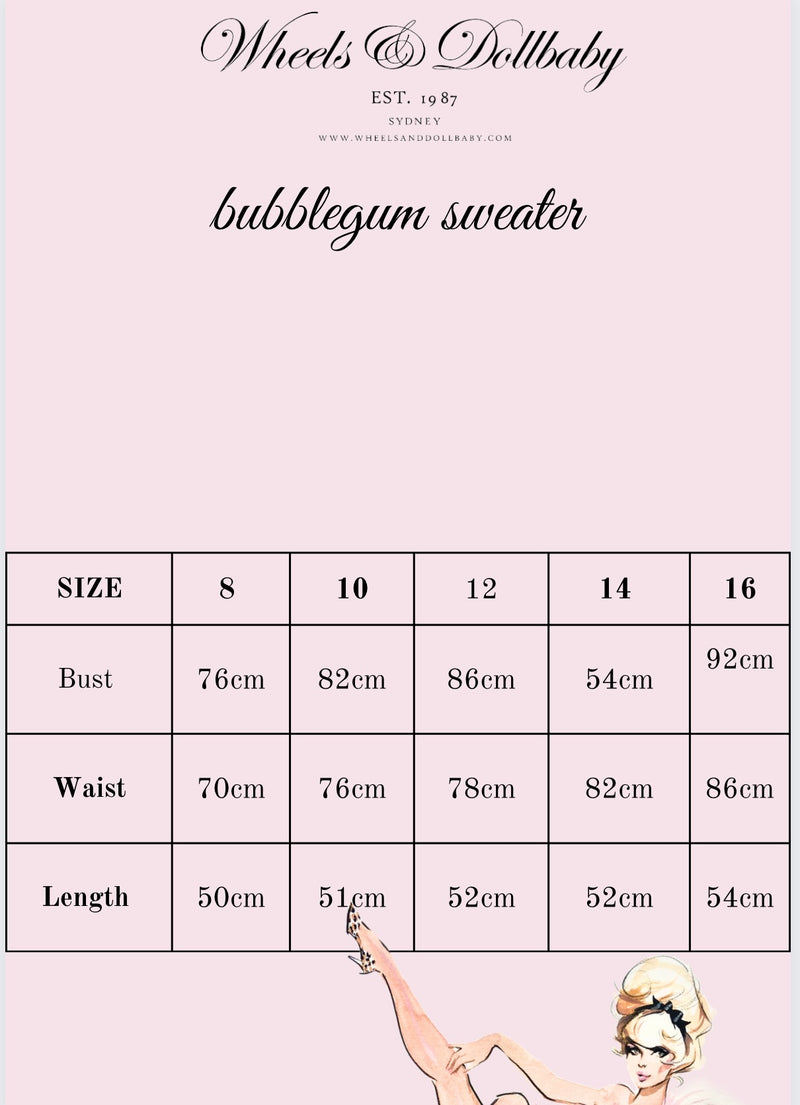 Bubblegum Blue Dollbaby Sweater
