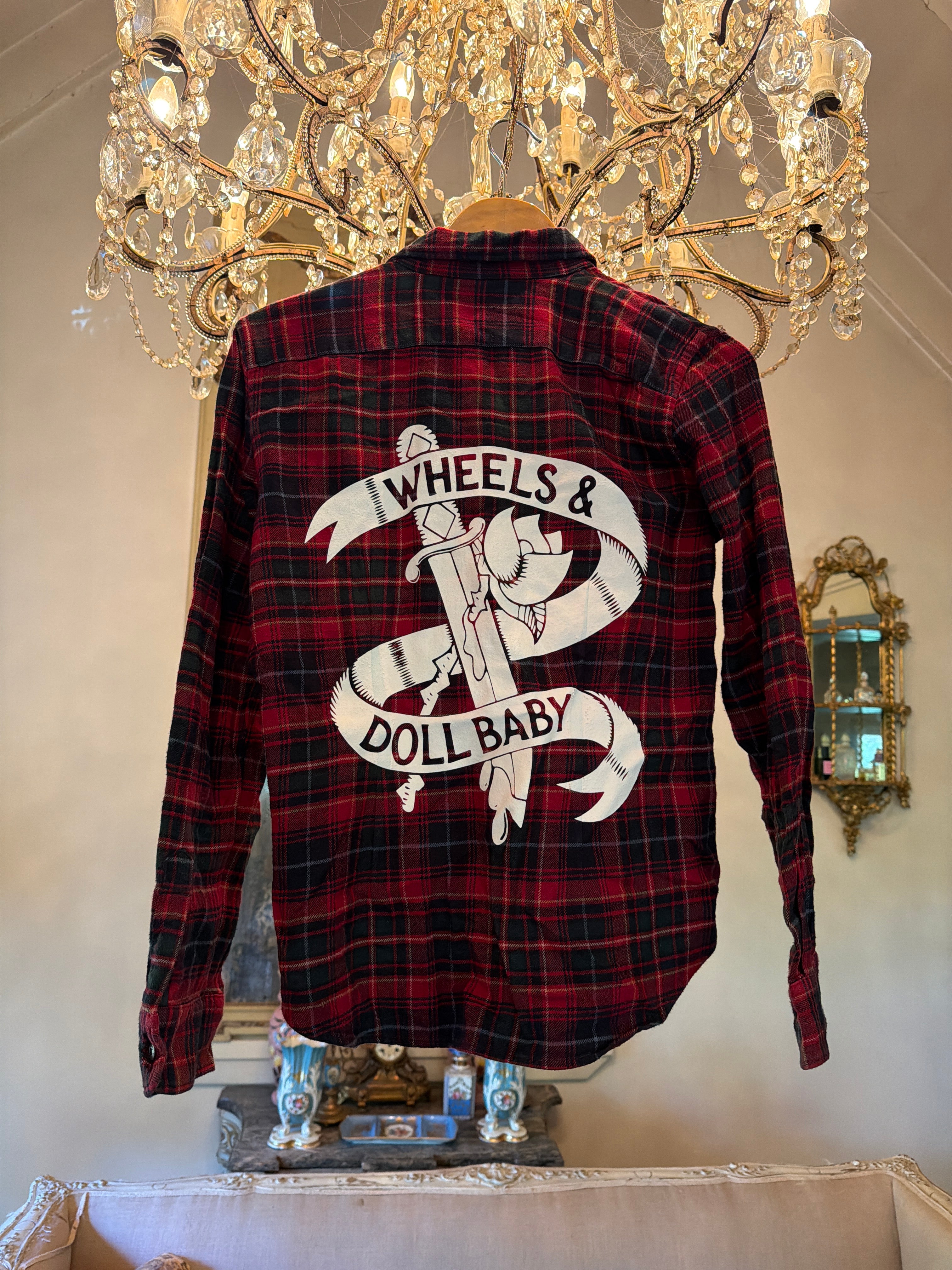 Vintage Flannel - Original Logo Number 19 Size- S