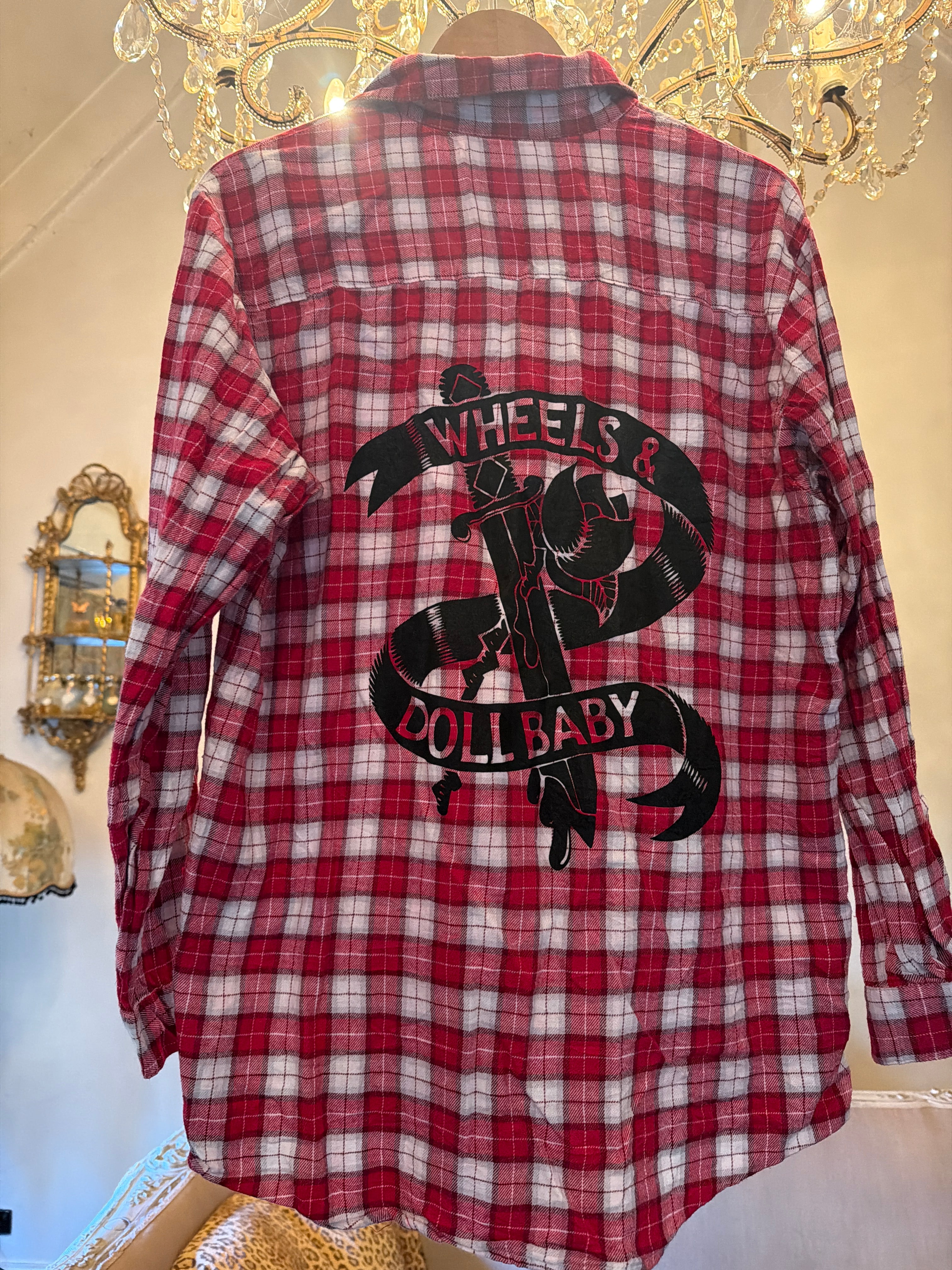 Vintage Flannel - logo - Number 71 - size M men’s