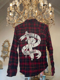 vintage logo flannel XL  -  original logo