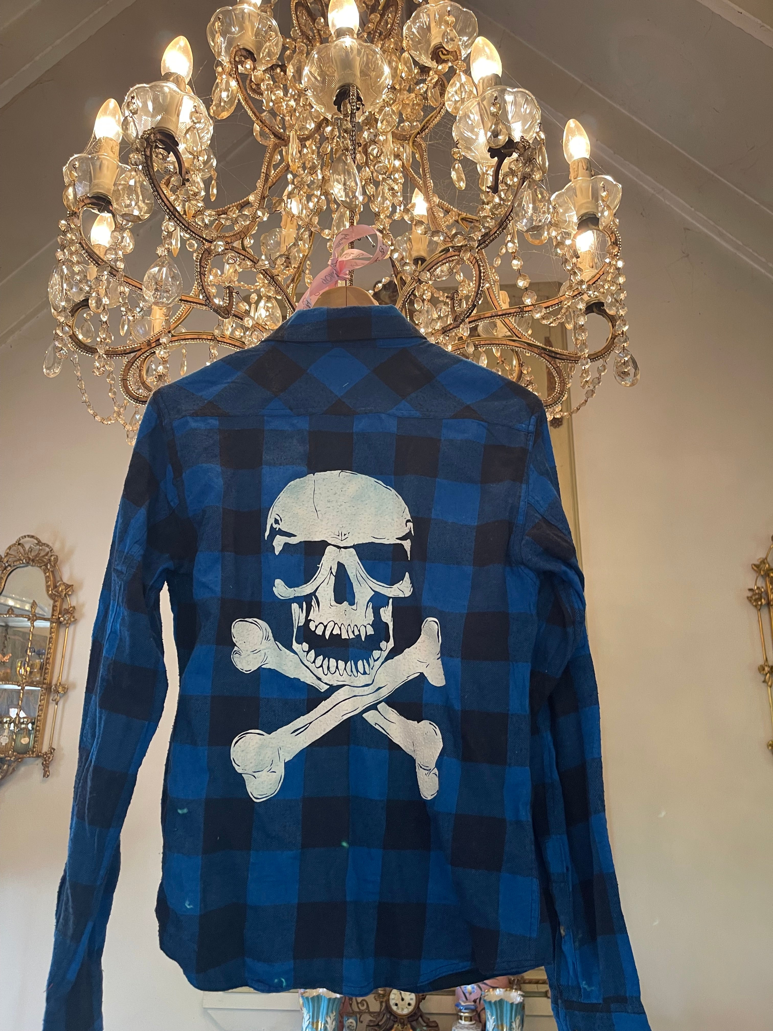 Vintage Flannel - Original logo print  - Number 115 Size - Medium men’s