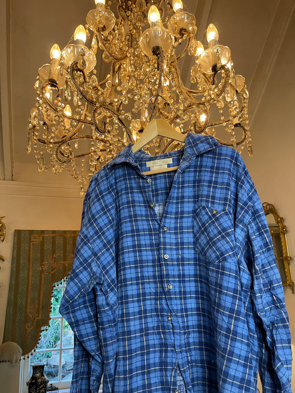 Vintage Skull Flannel - Number 42 Size Medium