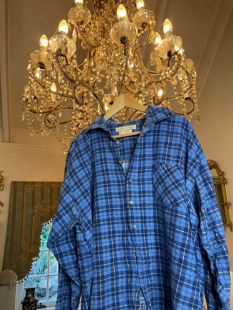 Vintage Skull Flannel - Number 42 Size Medium