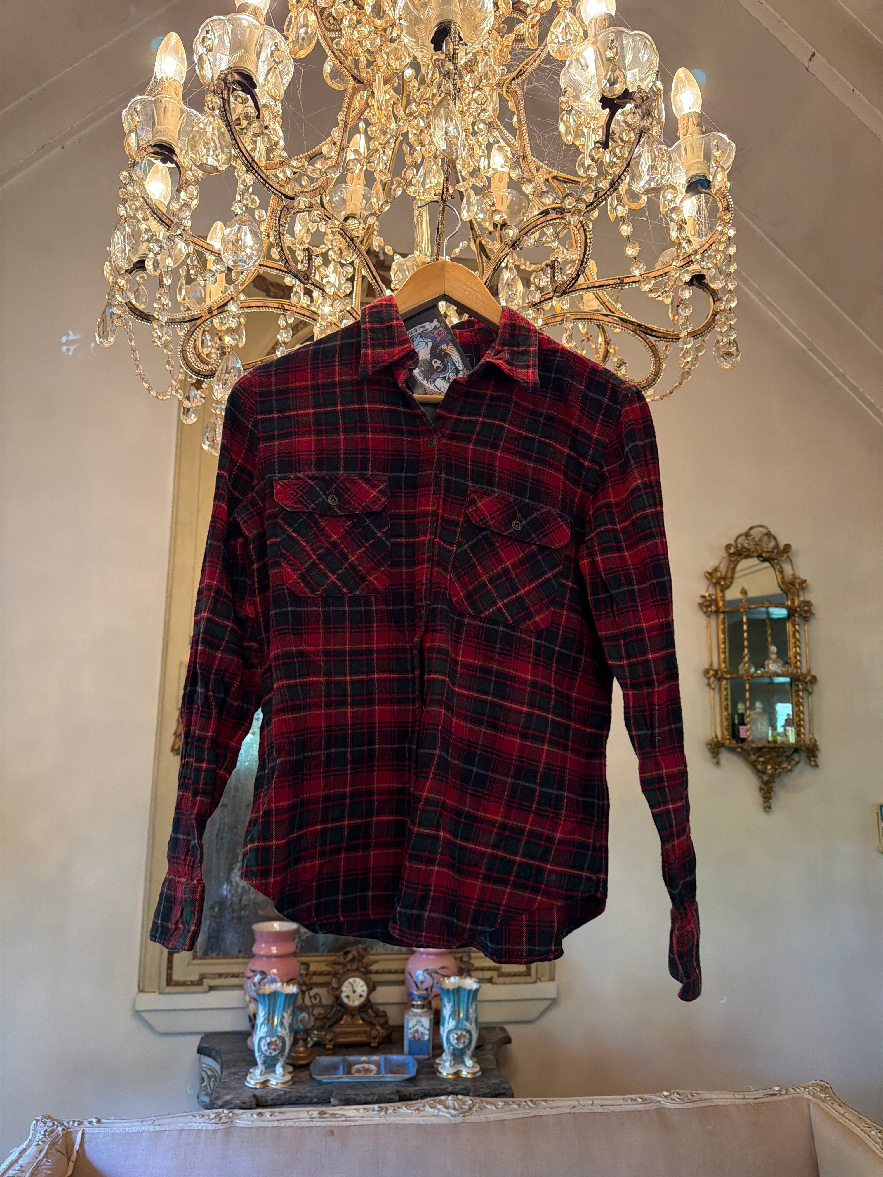 Vintage Flannel - Original Logo Number 19 Size- S