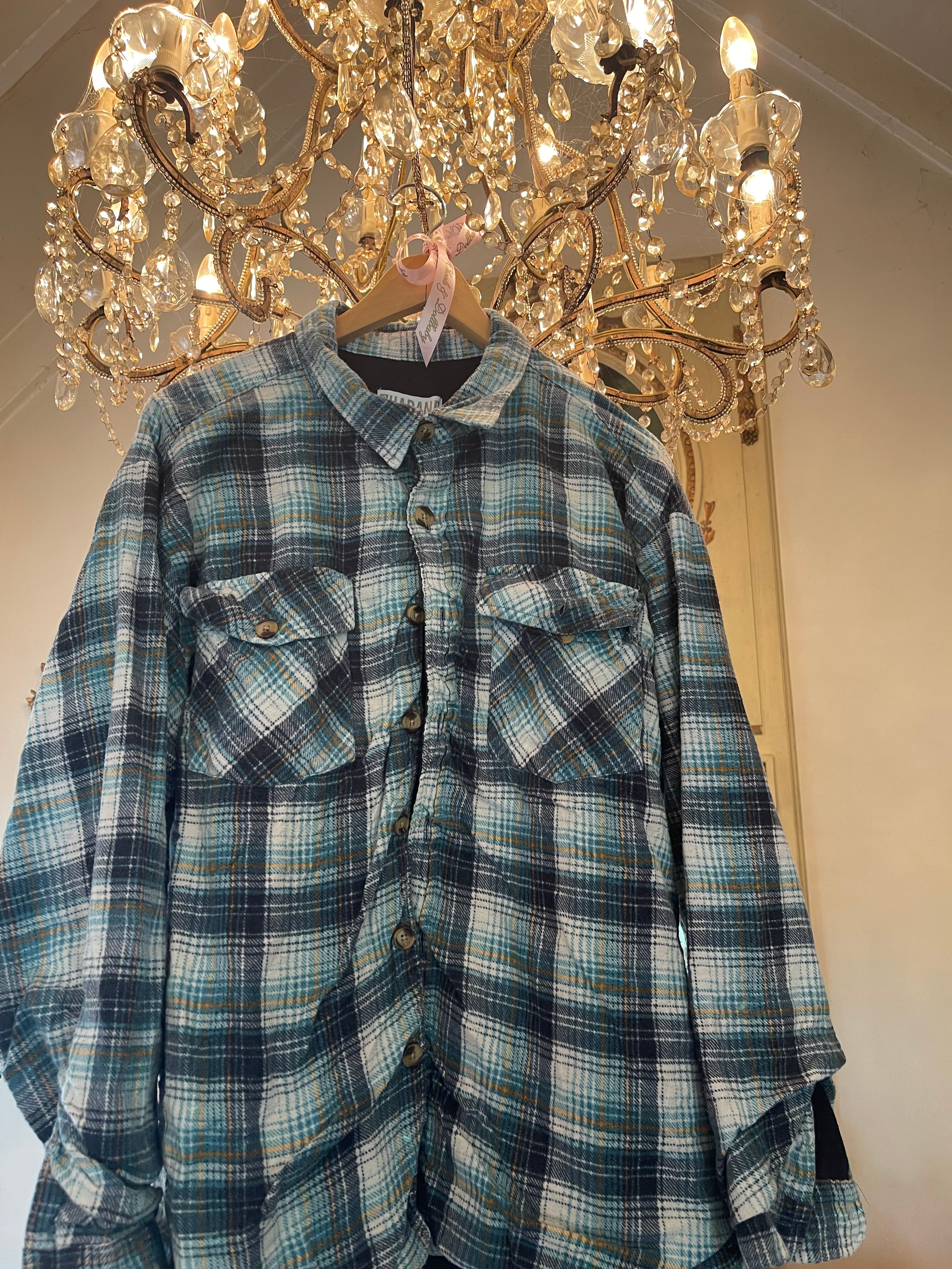 Vintage Flannel Skull XL number 105