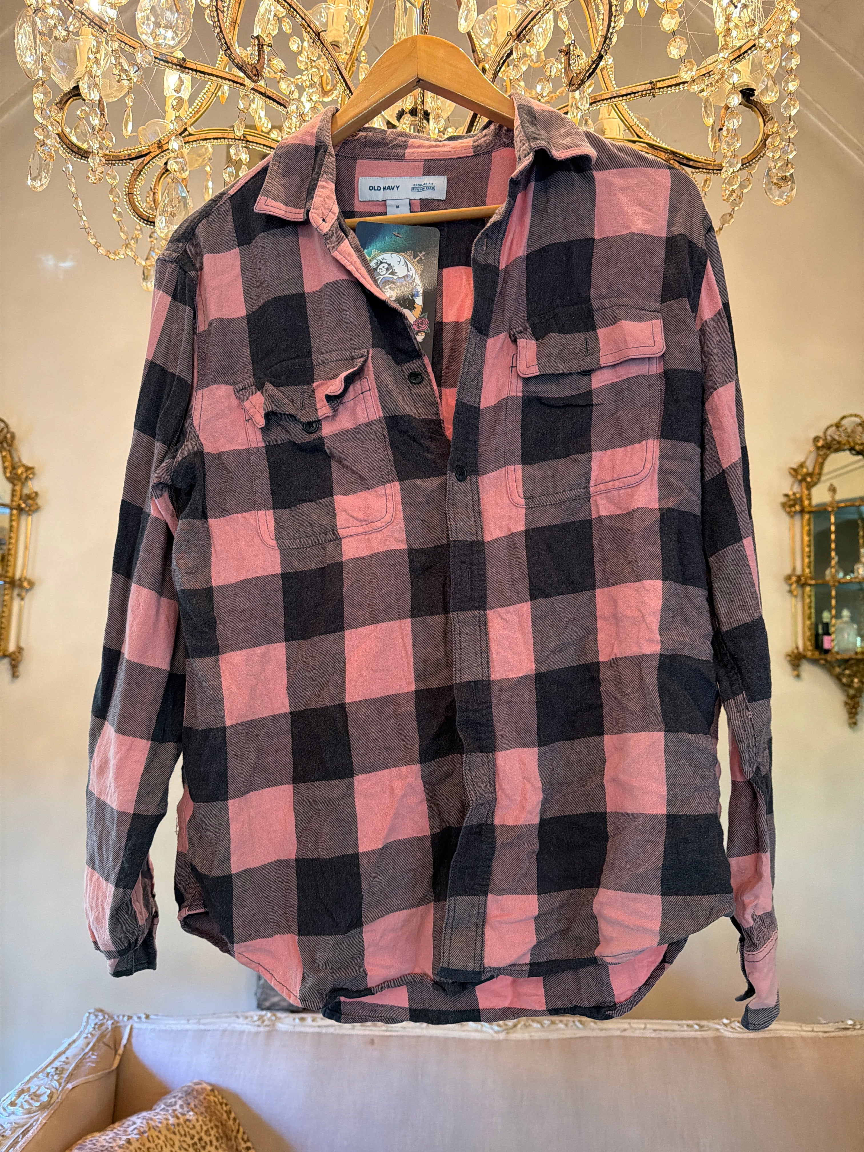 Vintage Flannel - Logo   - Number 41 - Size - M