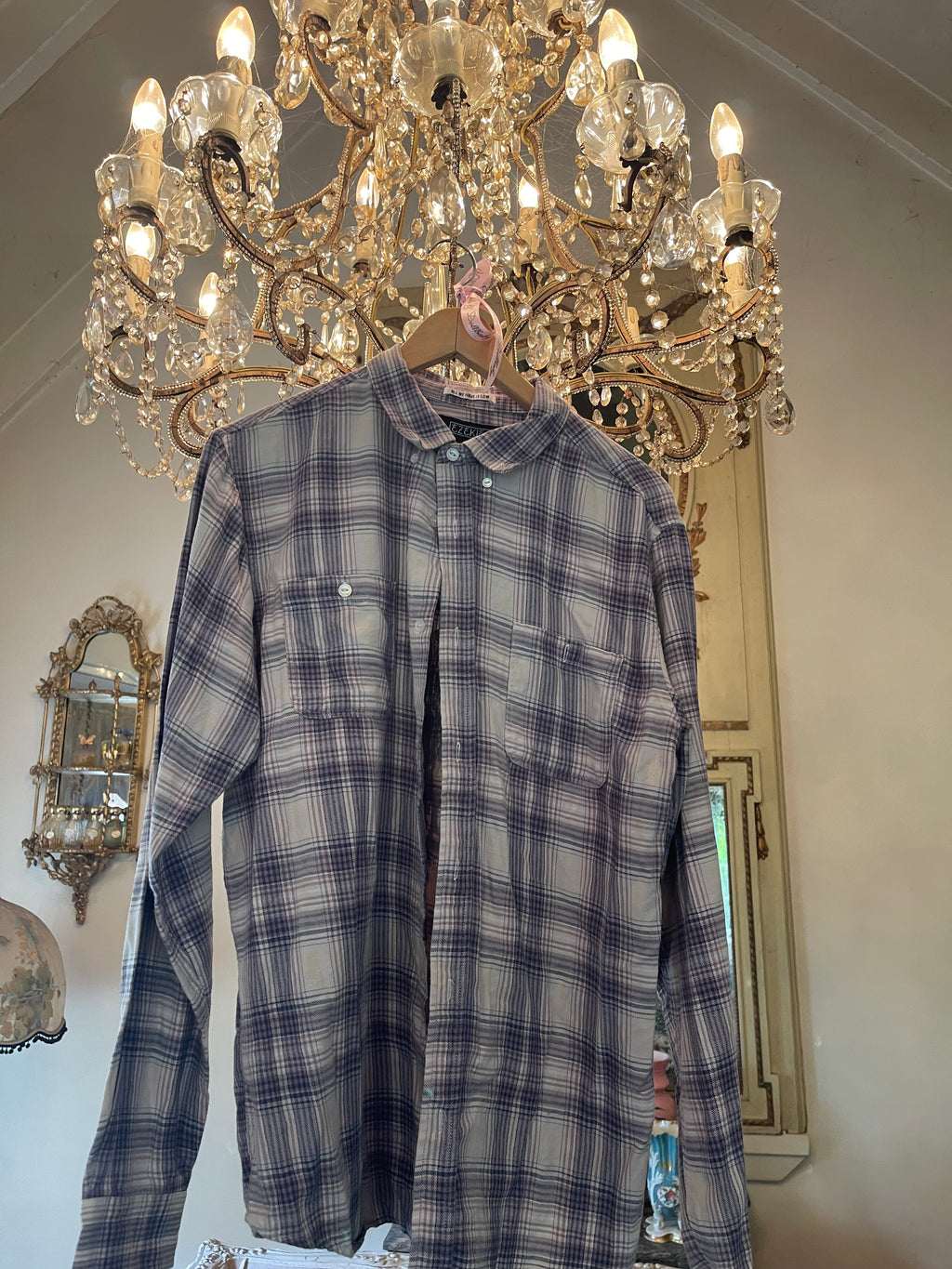 Vintage Flannel - Original Logo - Number 111 Flannel Shirt size men’s L