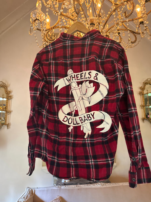 Vintage Flannel - Original Logo - Number 51 - Size - small