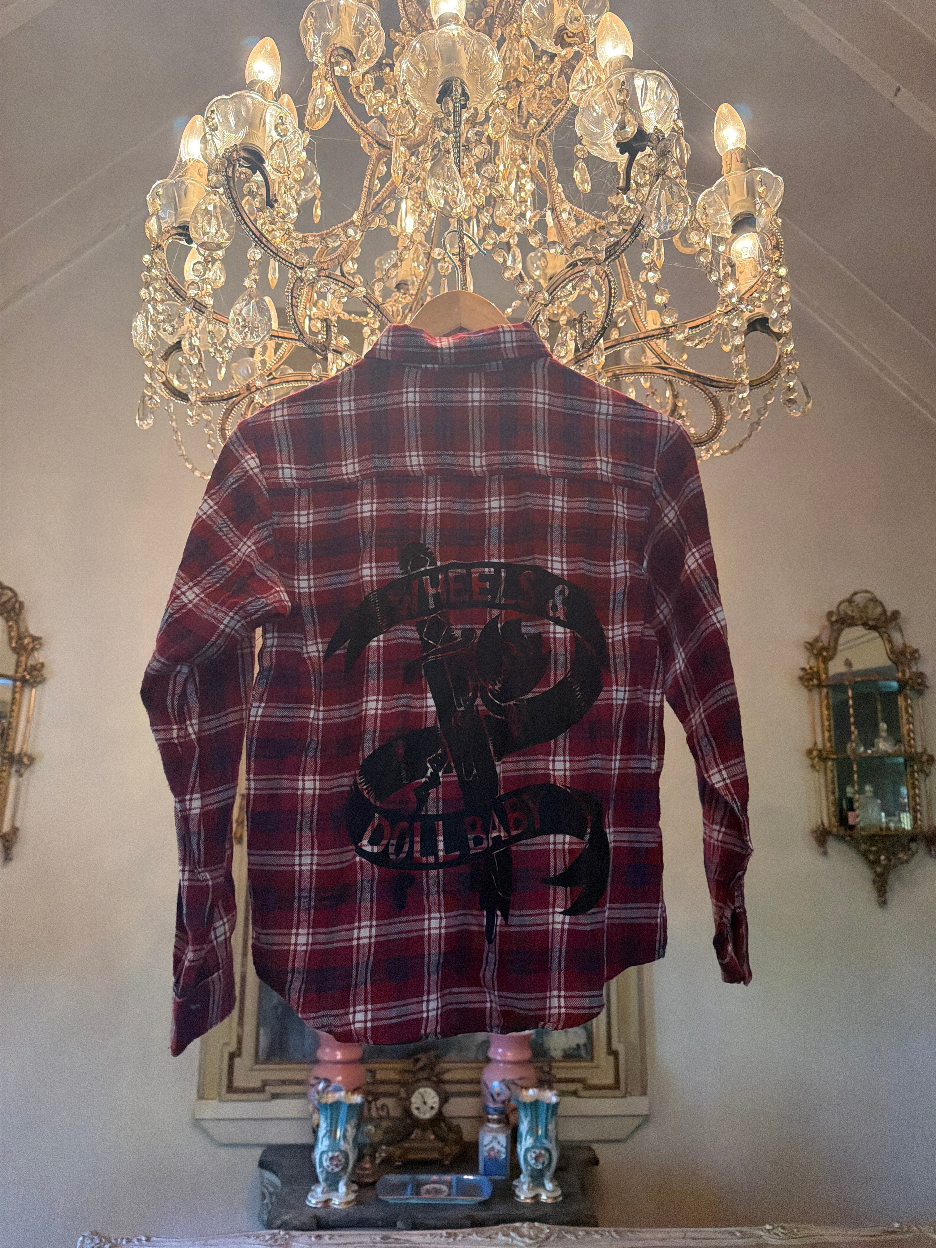 Vintage Flannel - original logo print  - Number 2- Size - XXS
