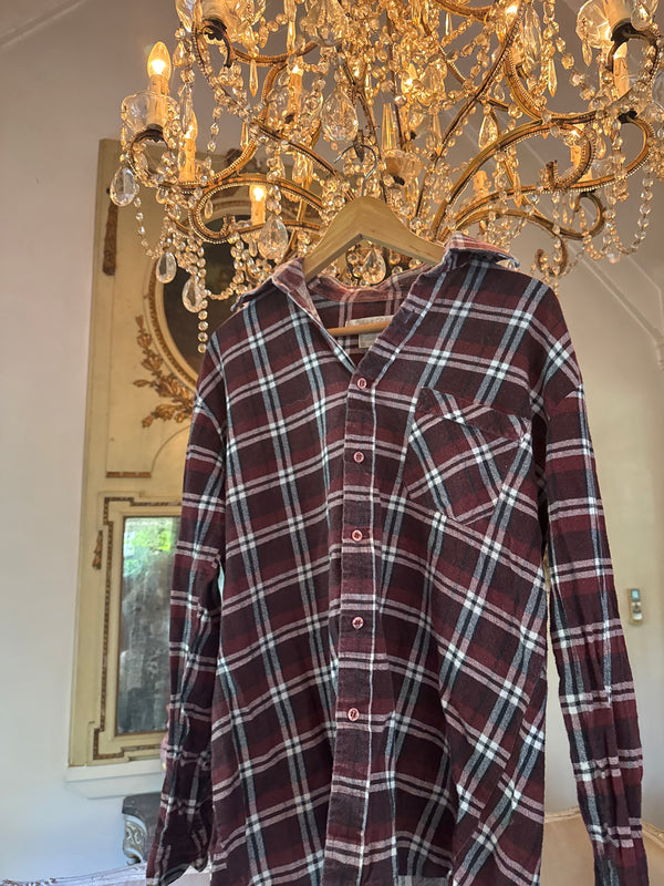 Vintage Flannel - Original Logo - Number 50 - Size - medium