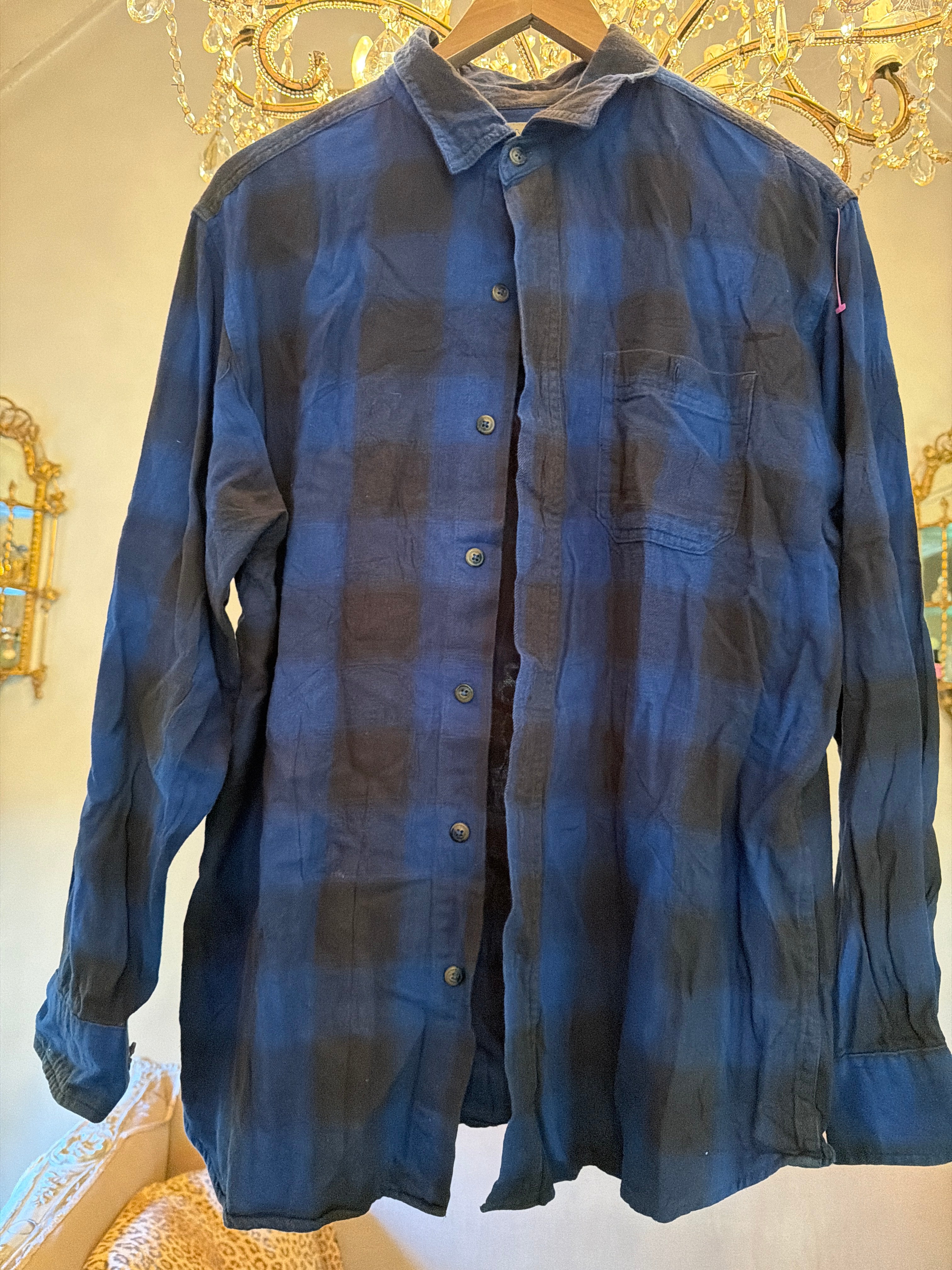 Vintage Flannel - Original Logo - Number 79 - size L men’s