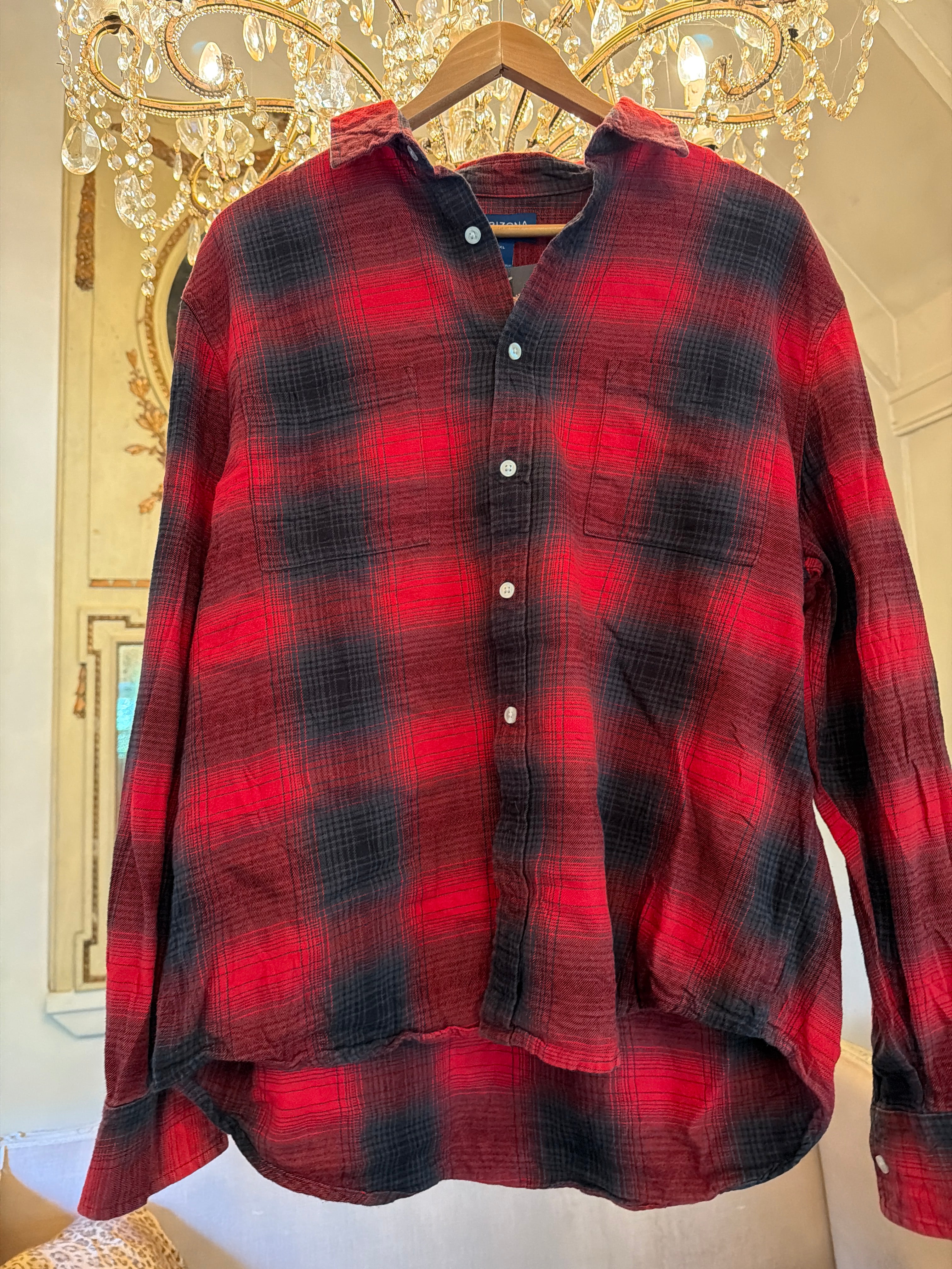 Vintage Flannel - logo   - Number 52 - Size - X Large