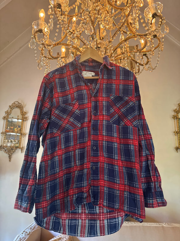 Vintage Flannel - Original Logo  - Number 42 Size - Small
