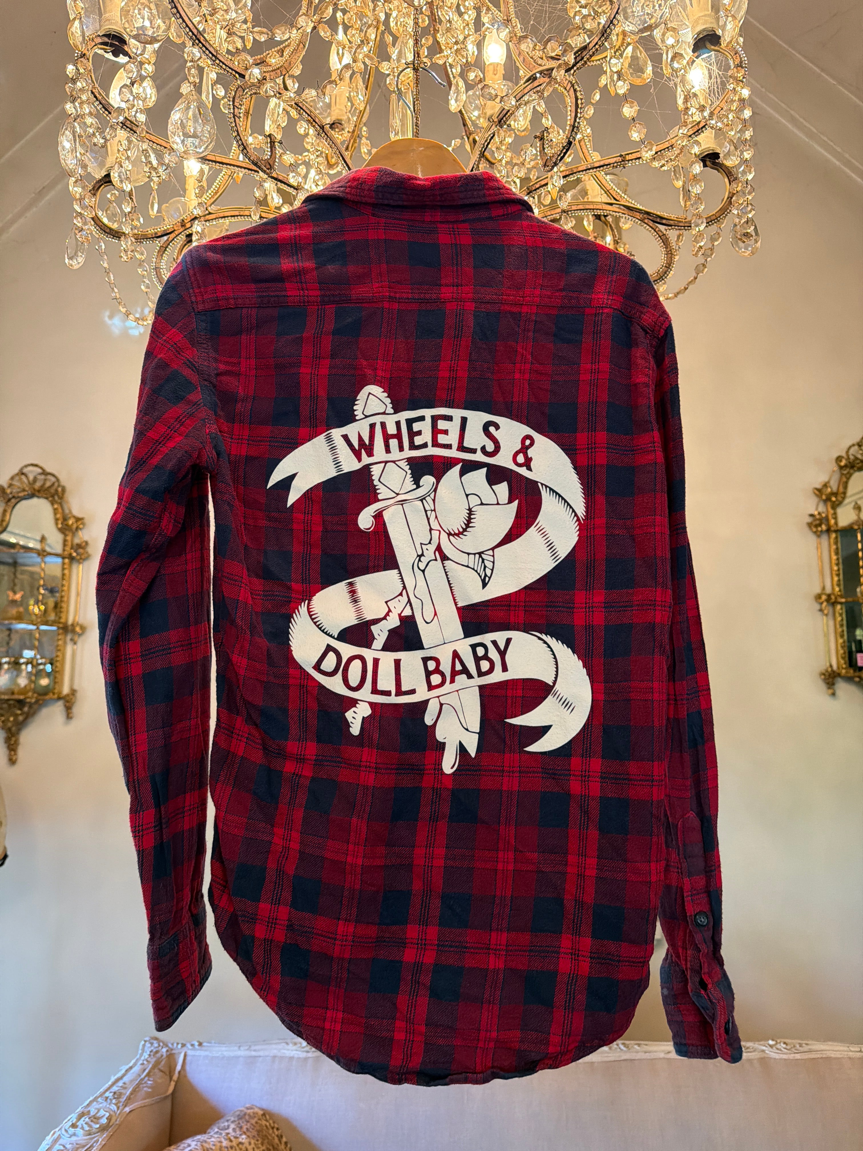 Vintage Flannel - logo   - Number 46 Size - M