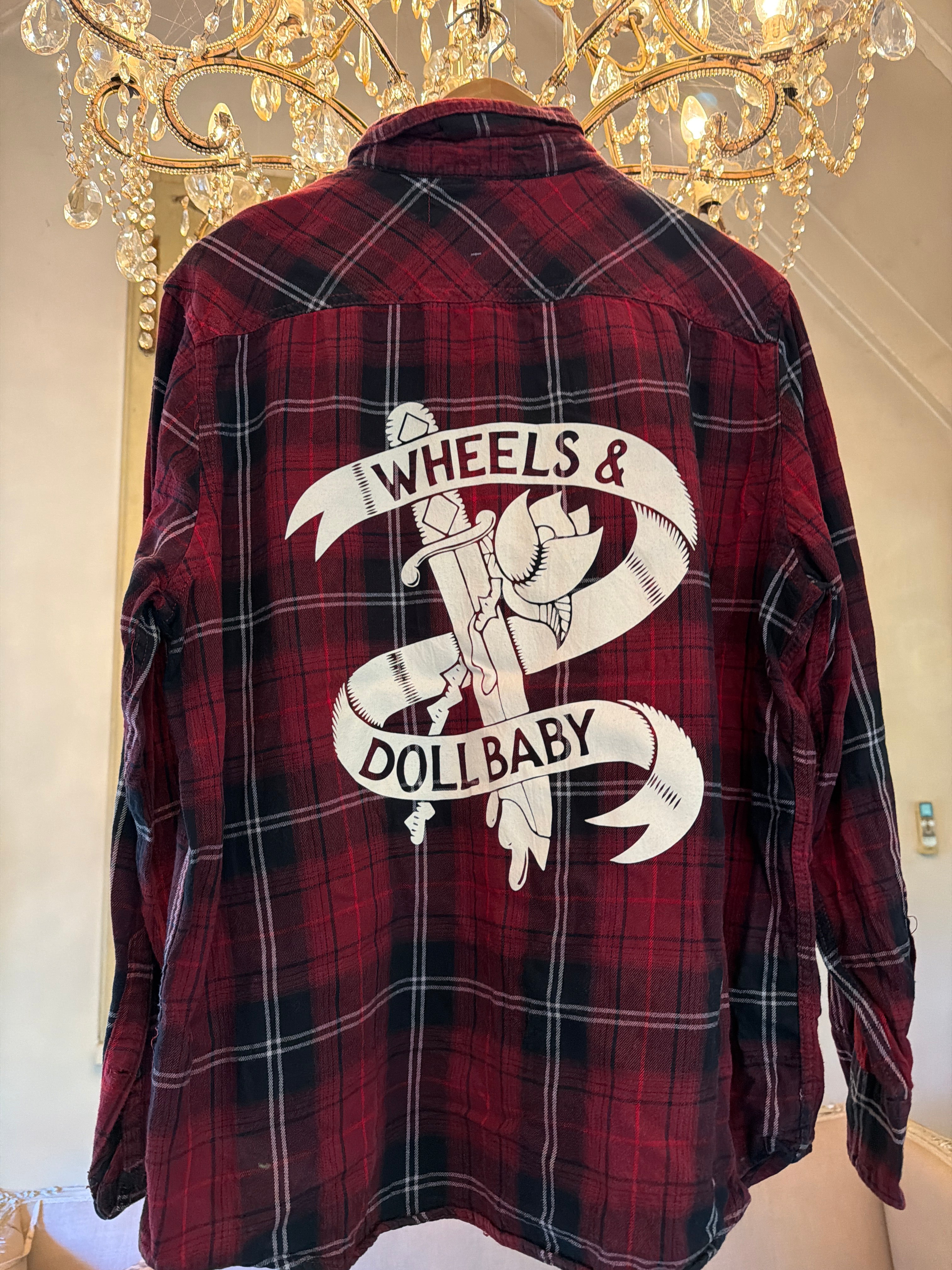 Vintage Flannel - original logo - Number 55 - Size - X Large