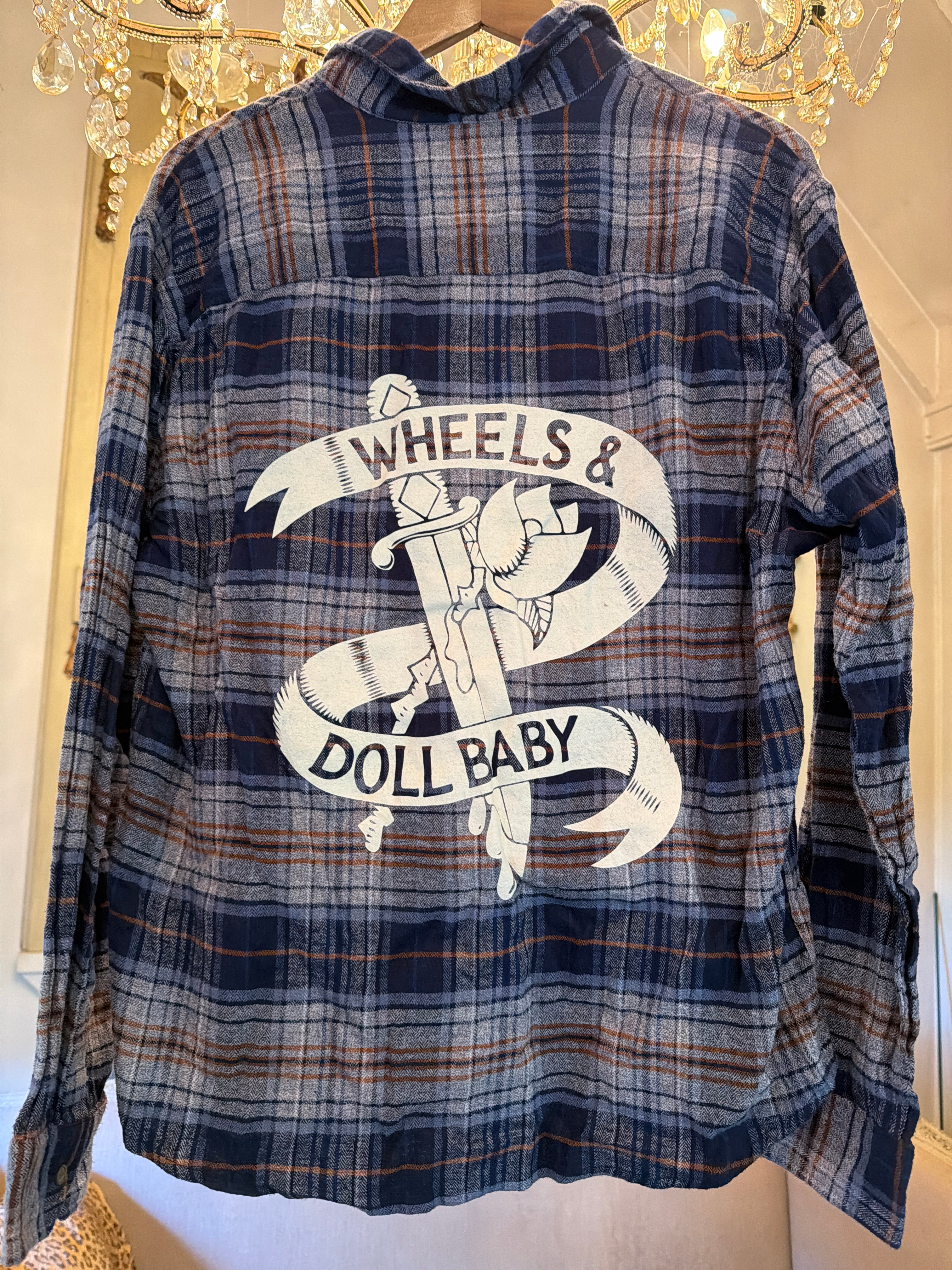 Vintage Flannel - Original Logo Print - Number 84 - Size L men’s