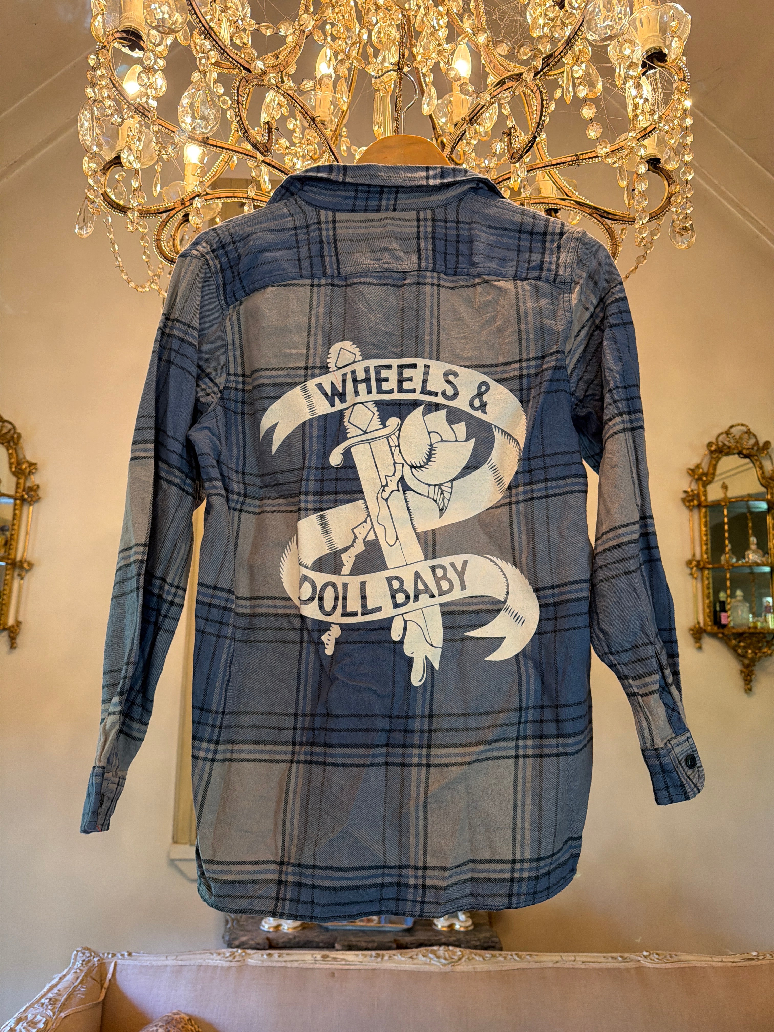 Vintage Flannel - Original Logo    - Number 16  - Size - S