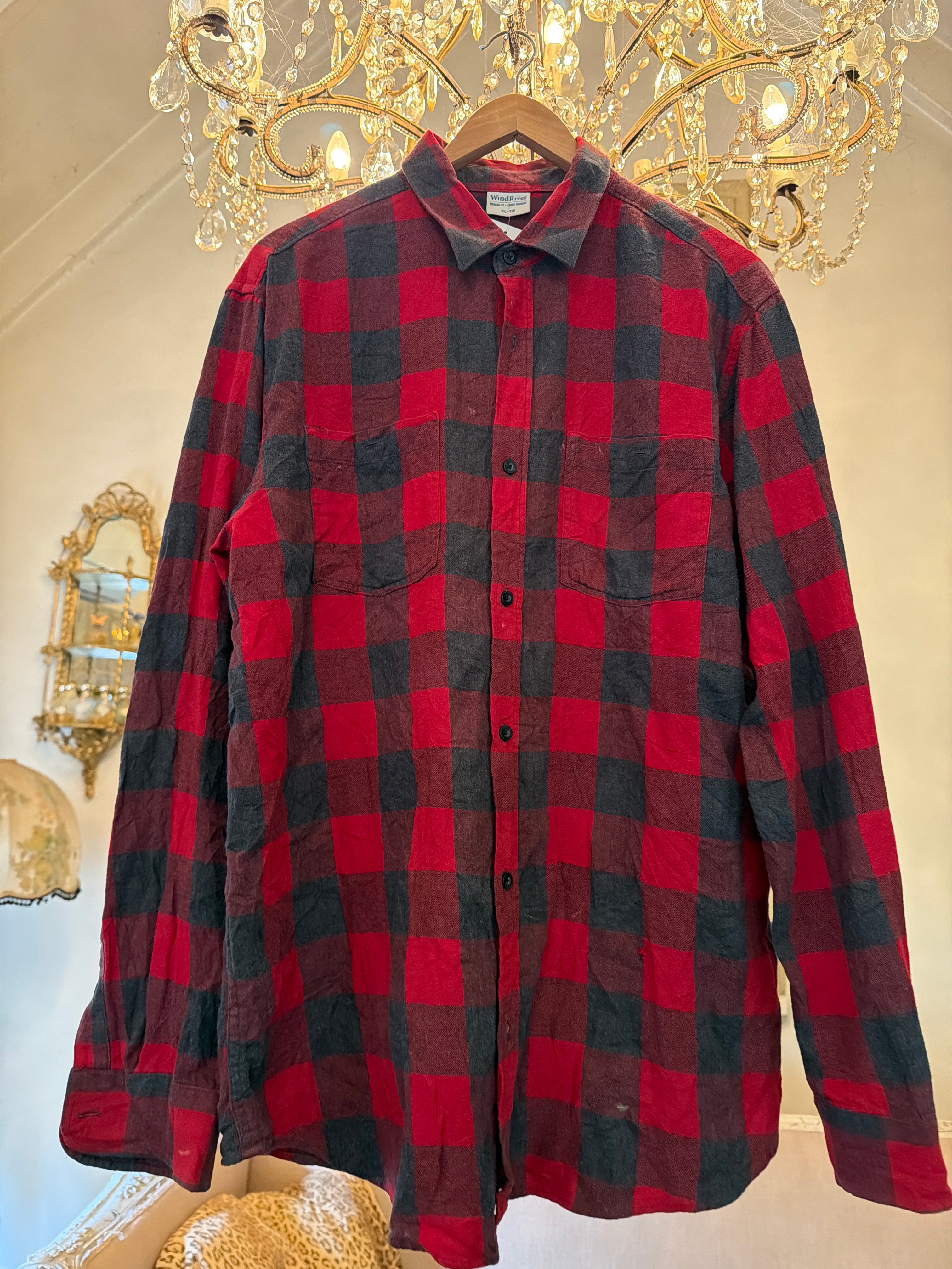 Vintage Flannel - Orig Logo - Shirt Size  men’s XL - number 93