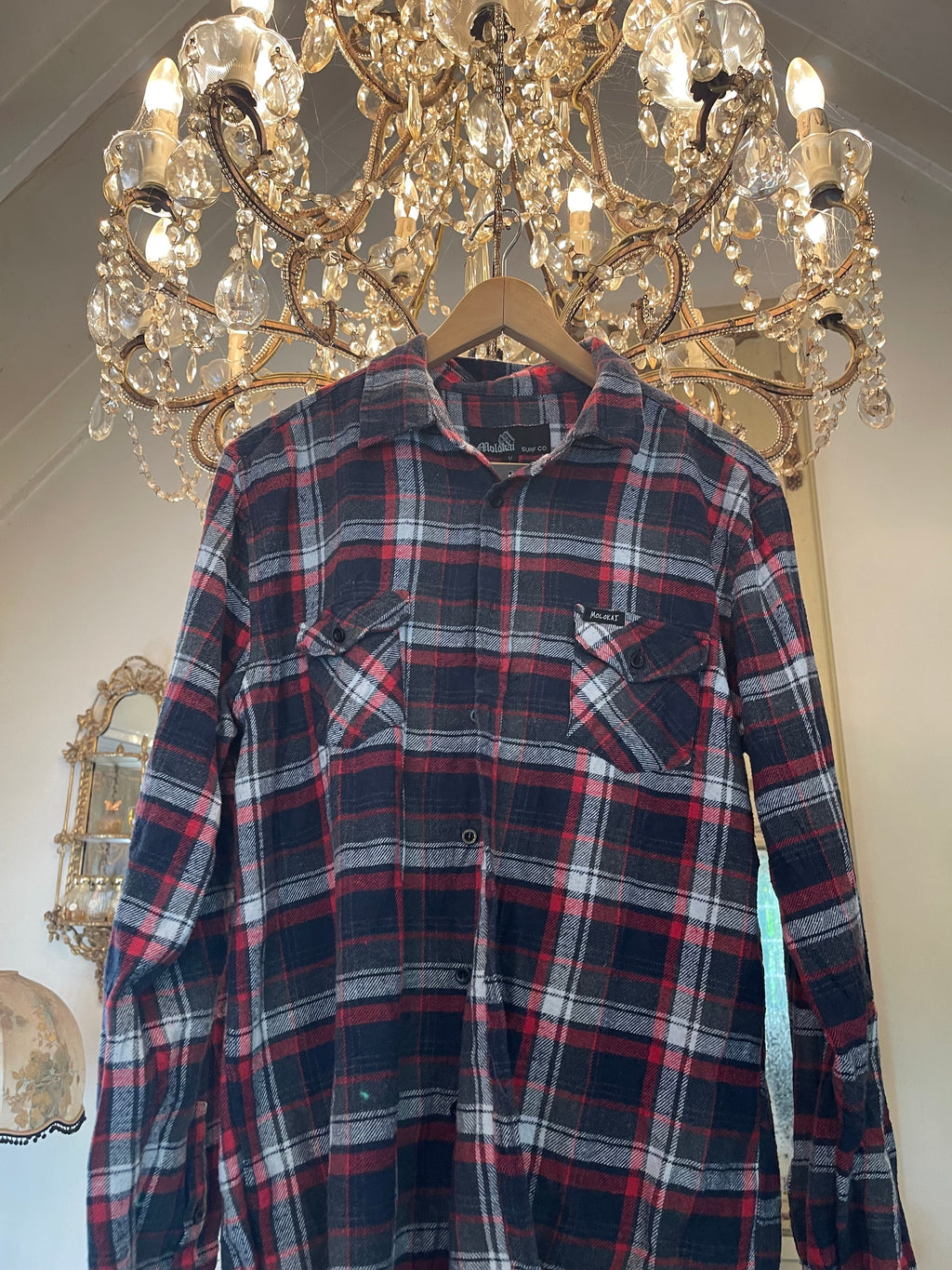 Vintage Flannel - Skull Print - Number 40 Size - M