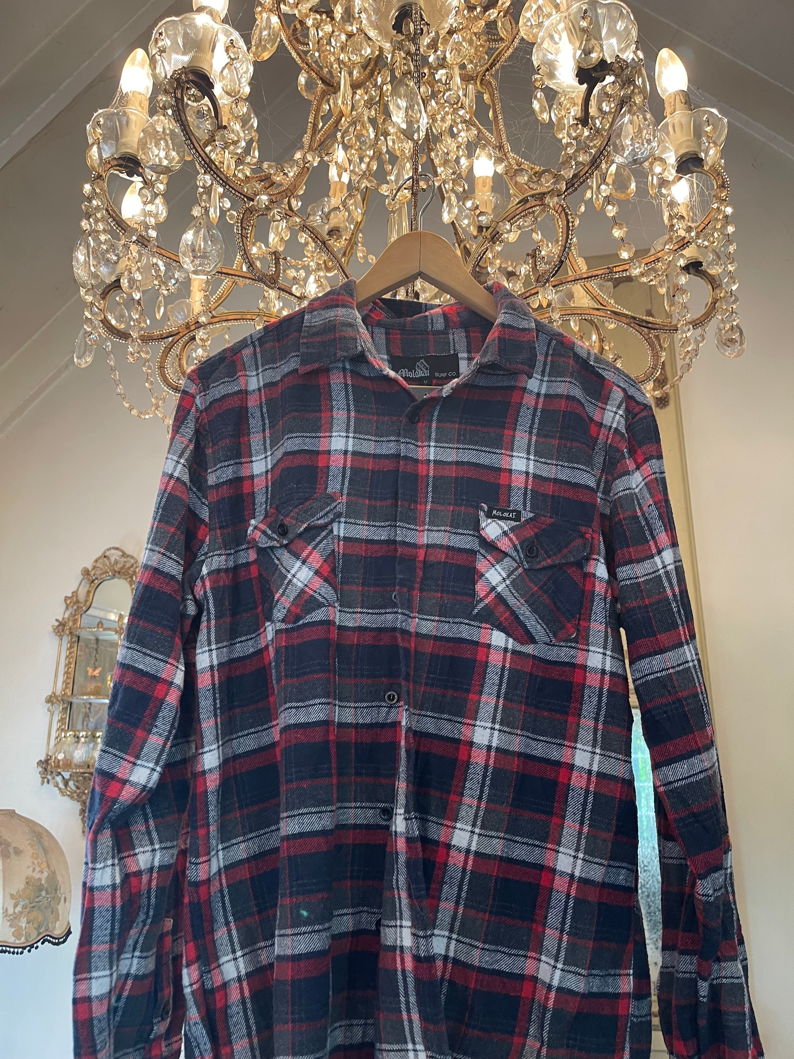 Vintage Flannel - Skull Print - Number 40 Size - M
