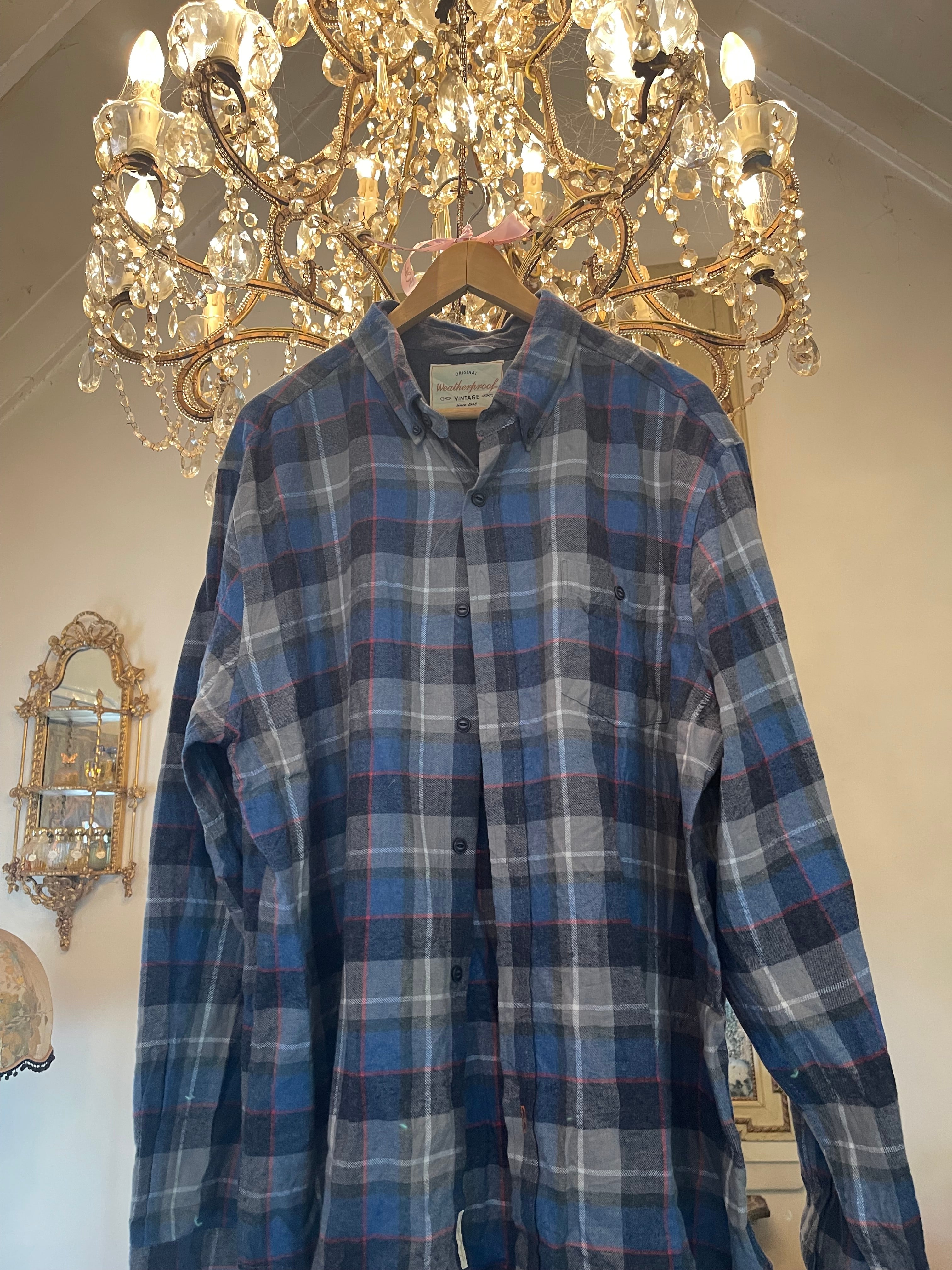 Vintage Flannel Skull logo XXL men’s