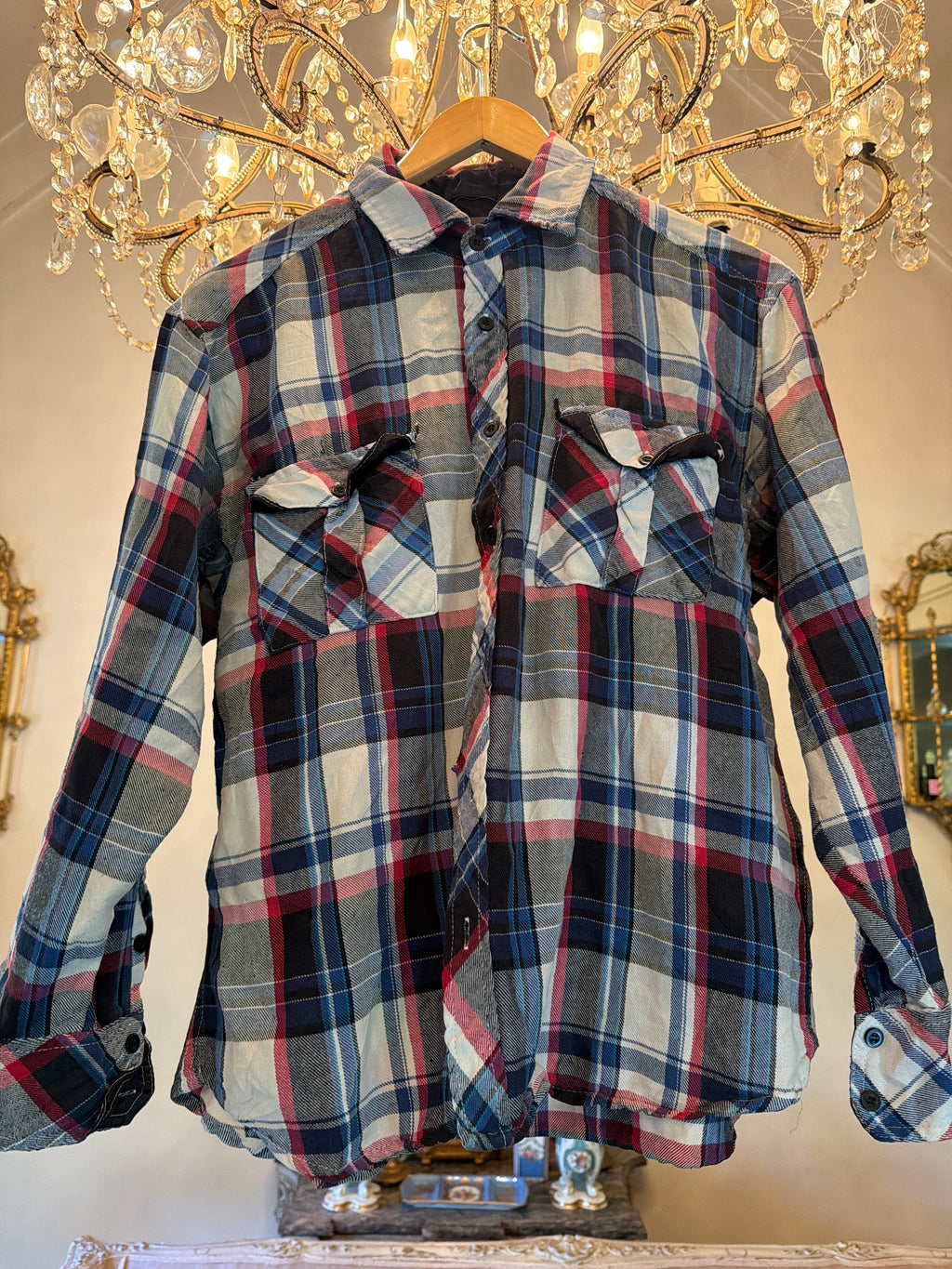 Vintage Flannel - Original Logo  - Number 3 - Size S
