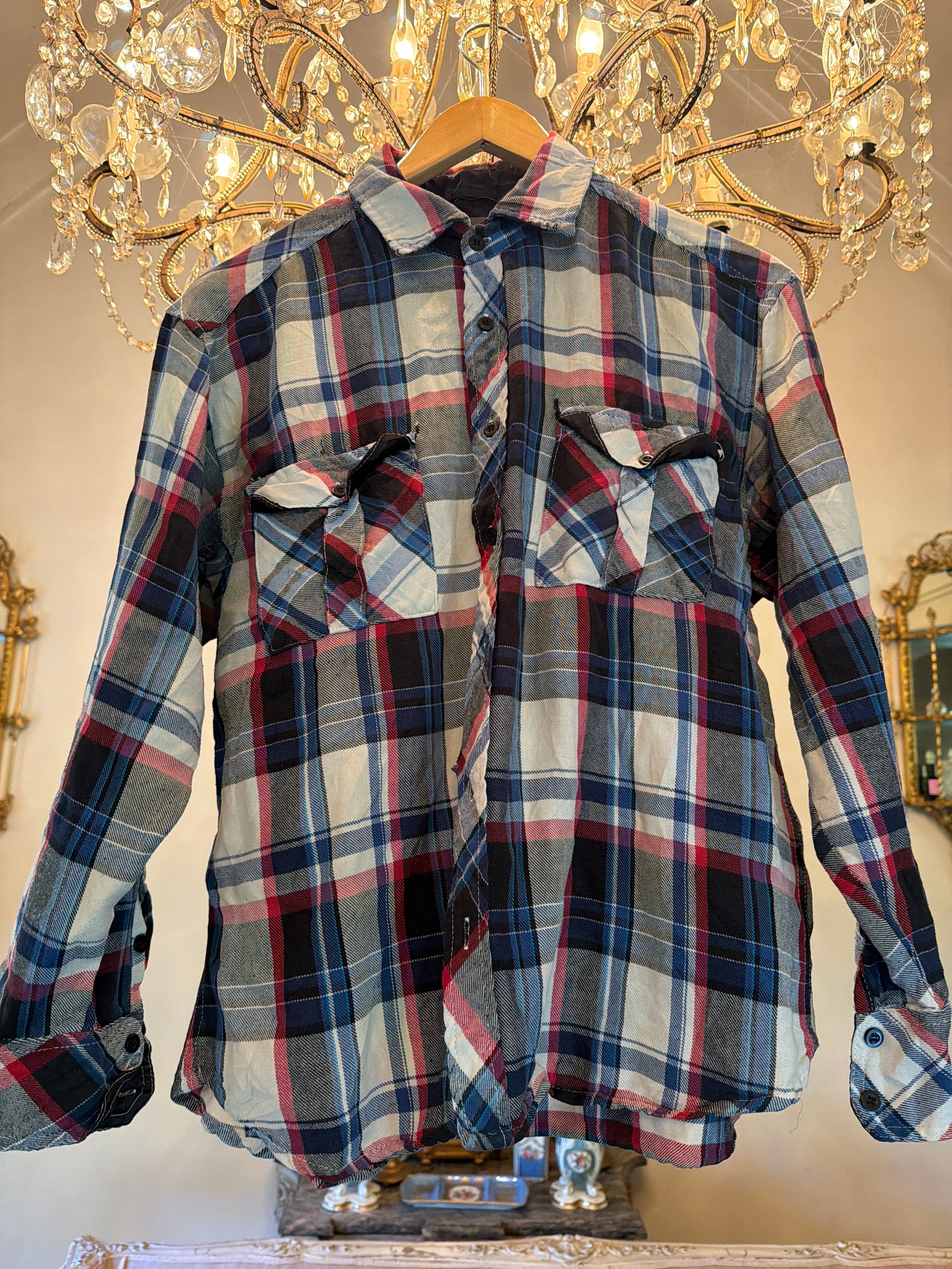 Vintage Flannel - Original Logo  - Number 3 - Size S