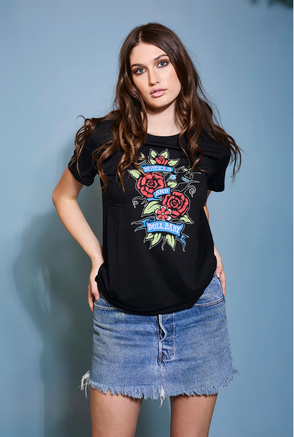 The Bluebird T-Shirt in Black