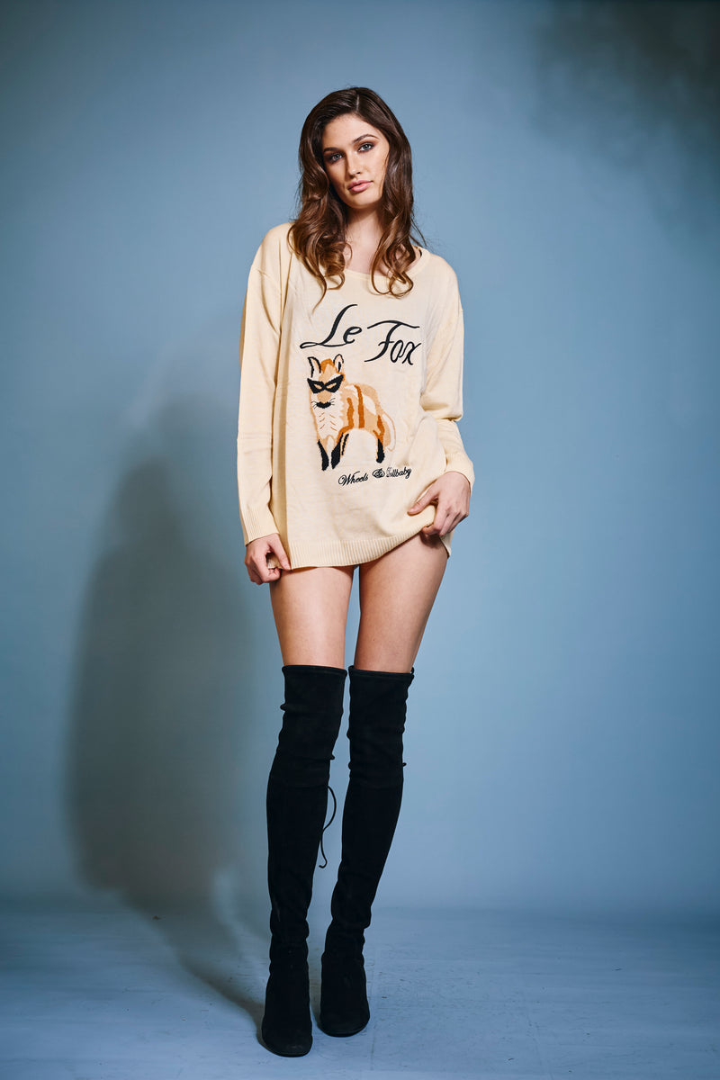 The Oversized Le Fox Sweater