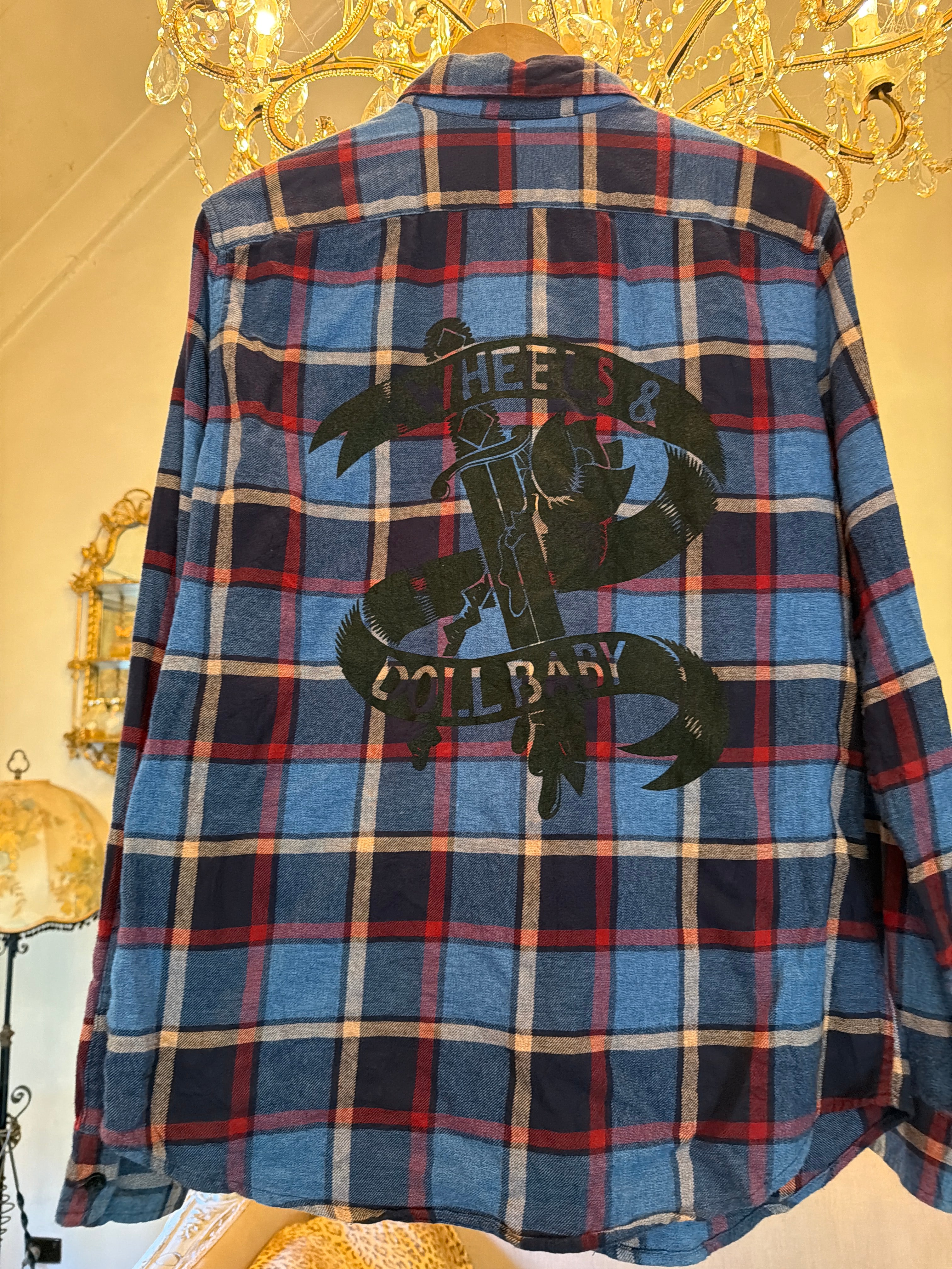 Vintage Flannel - original logo   - Number 60 Size - L