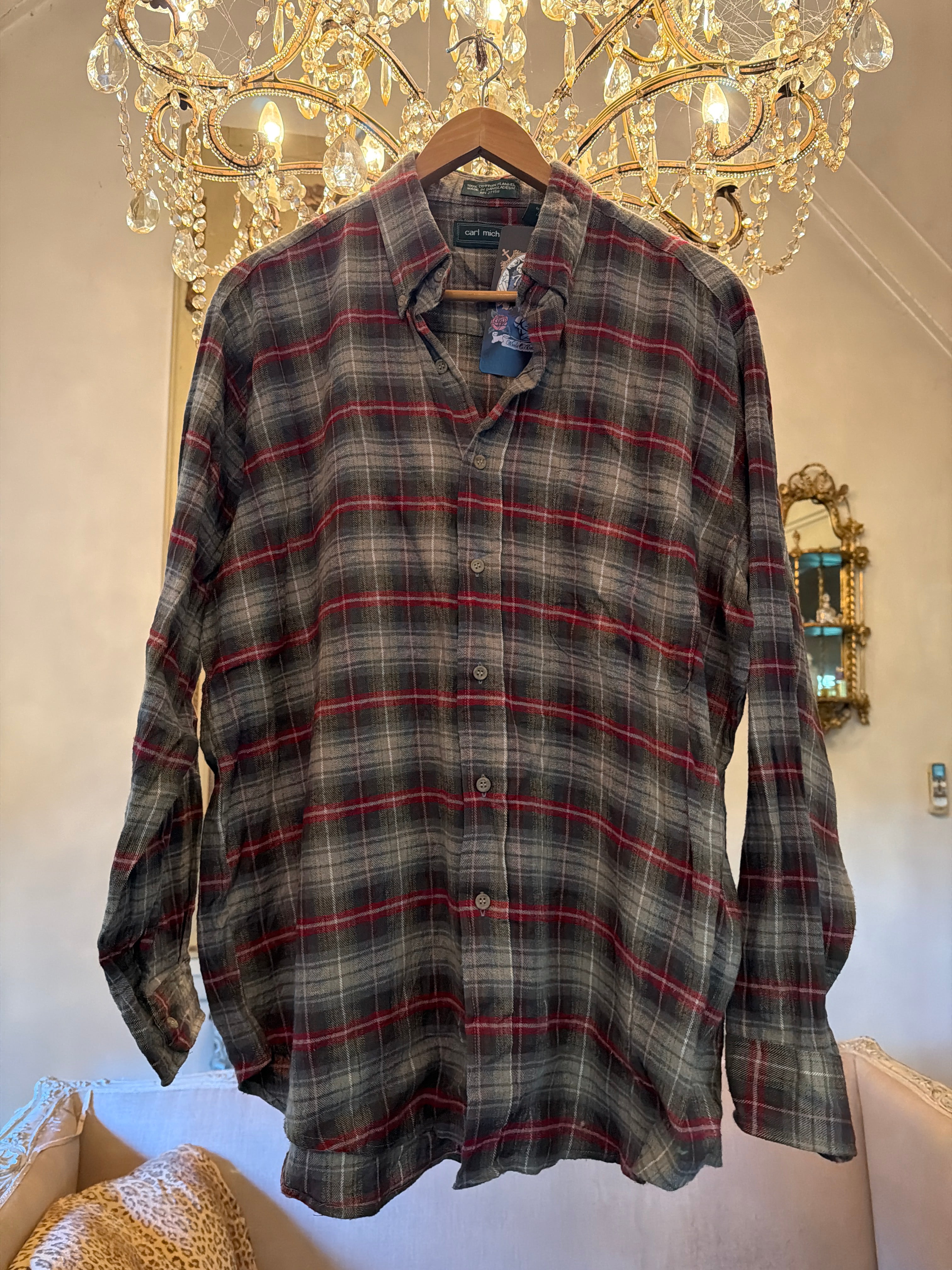 Vintage Flannel - Original Logo Print Number 67 - size Large