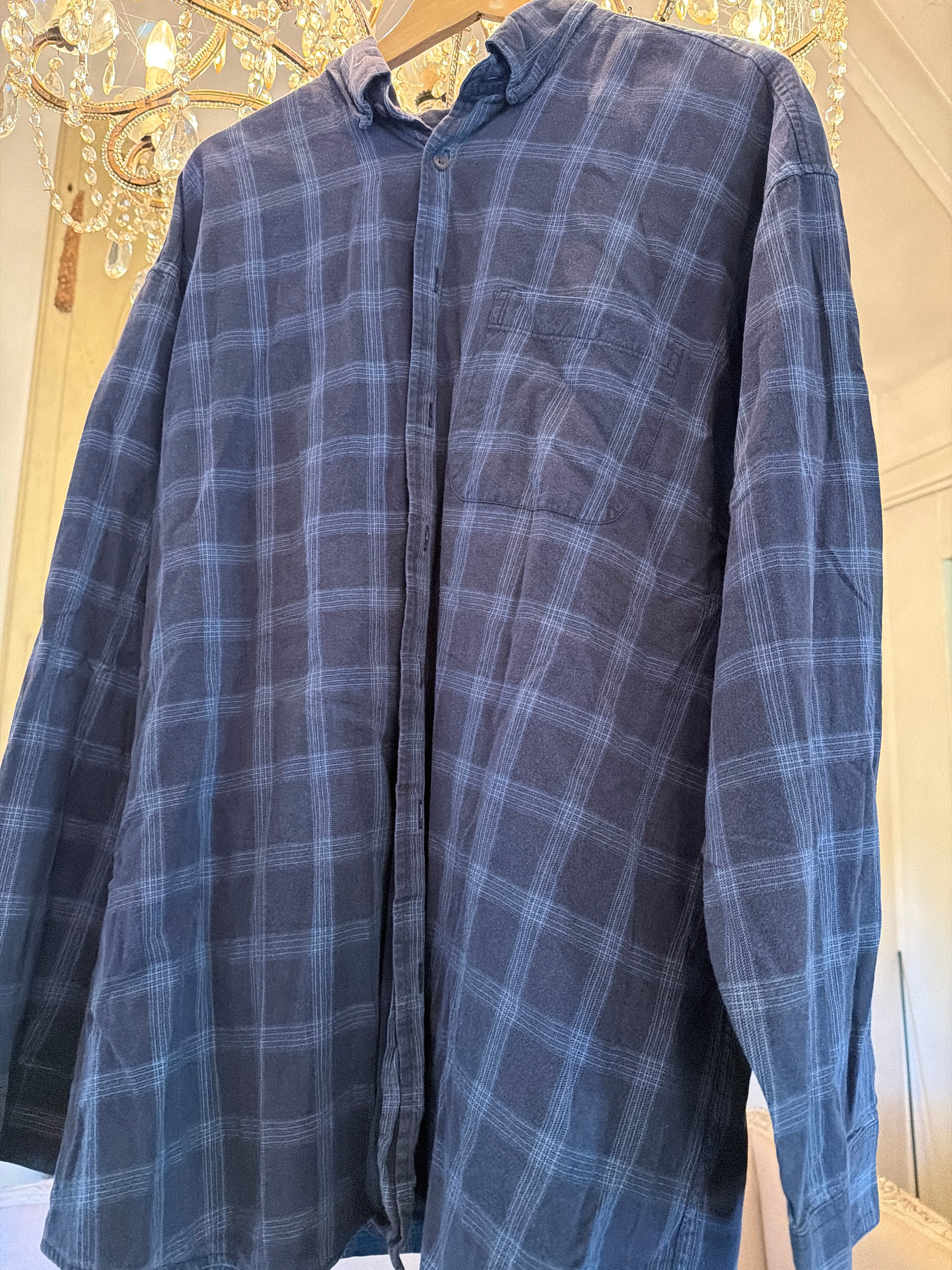 Vintage Flannel - Skull  - Number 97 - size X L men’s