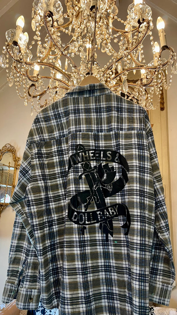 Vintage Flannel - Original Logo - Number 81 - Size - Large