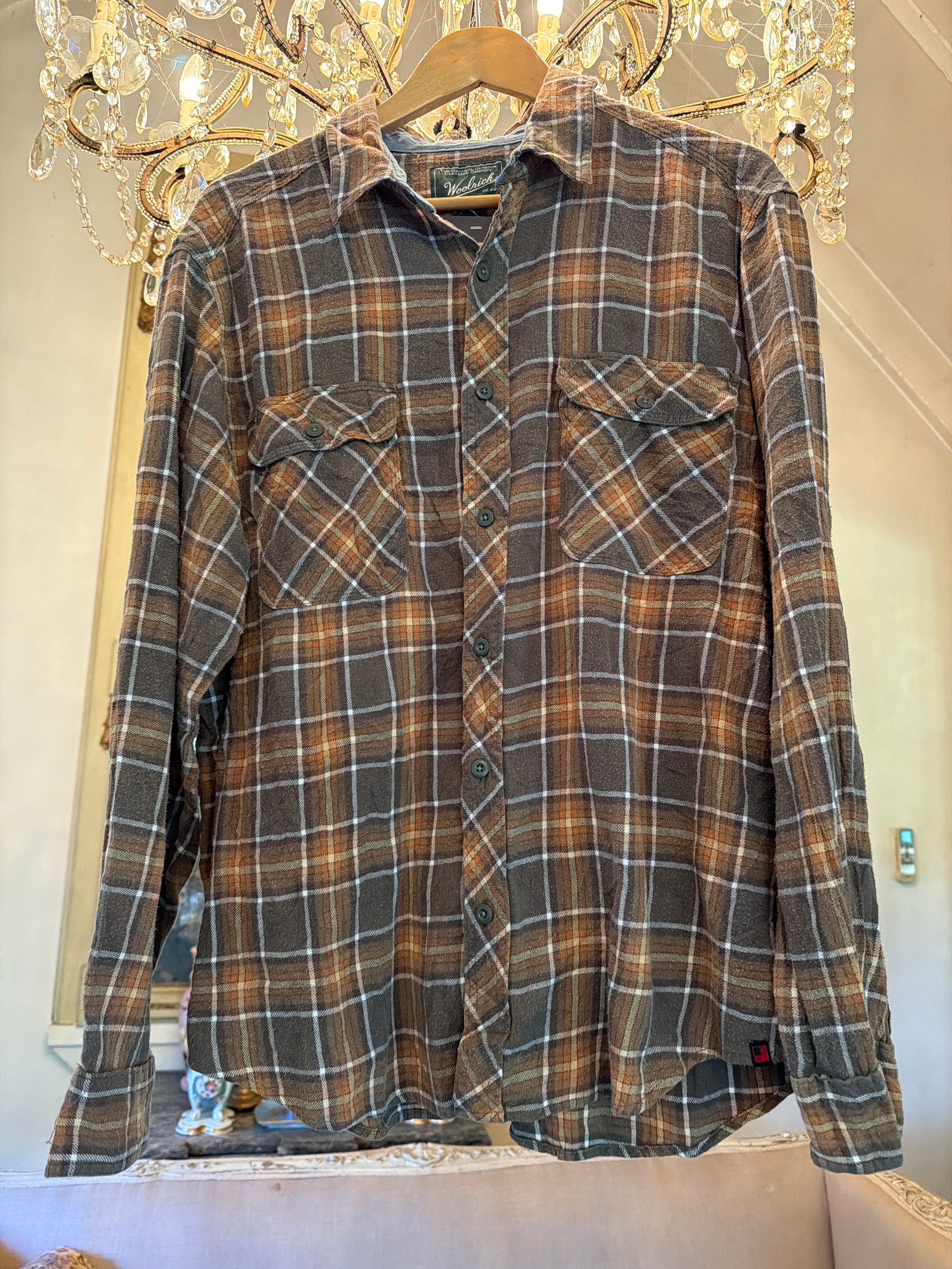 Vintage Flannel - Original Logo Print - Number 138 - Size - Large