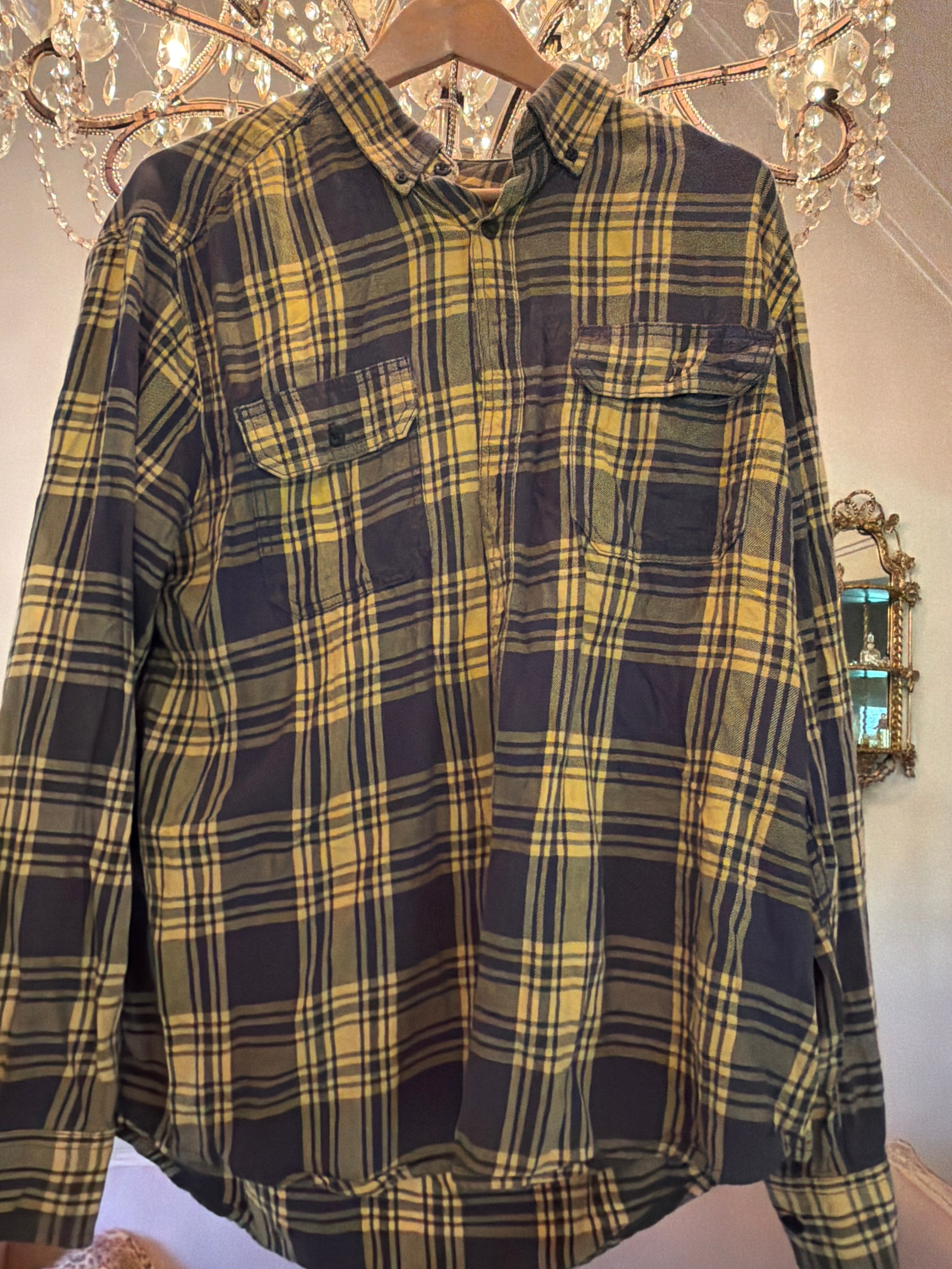 Vintage Flannel - Original Logo  - Number 99 - Size - L mens
