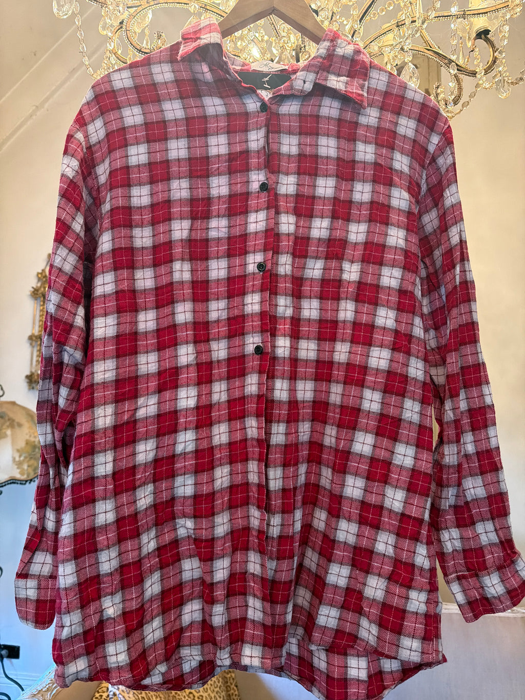 Vintage Flannel - logo - Number 71 - size M men’s