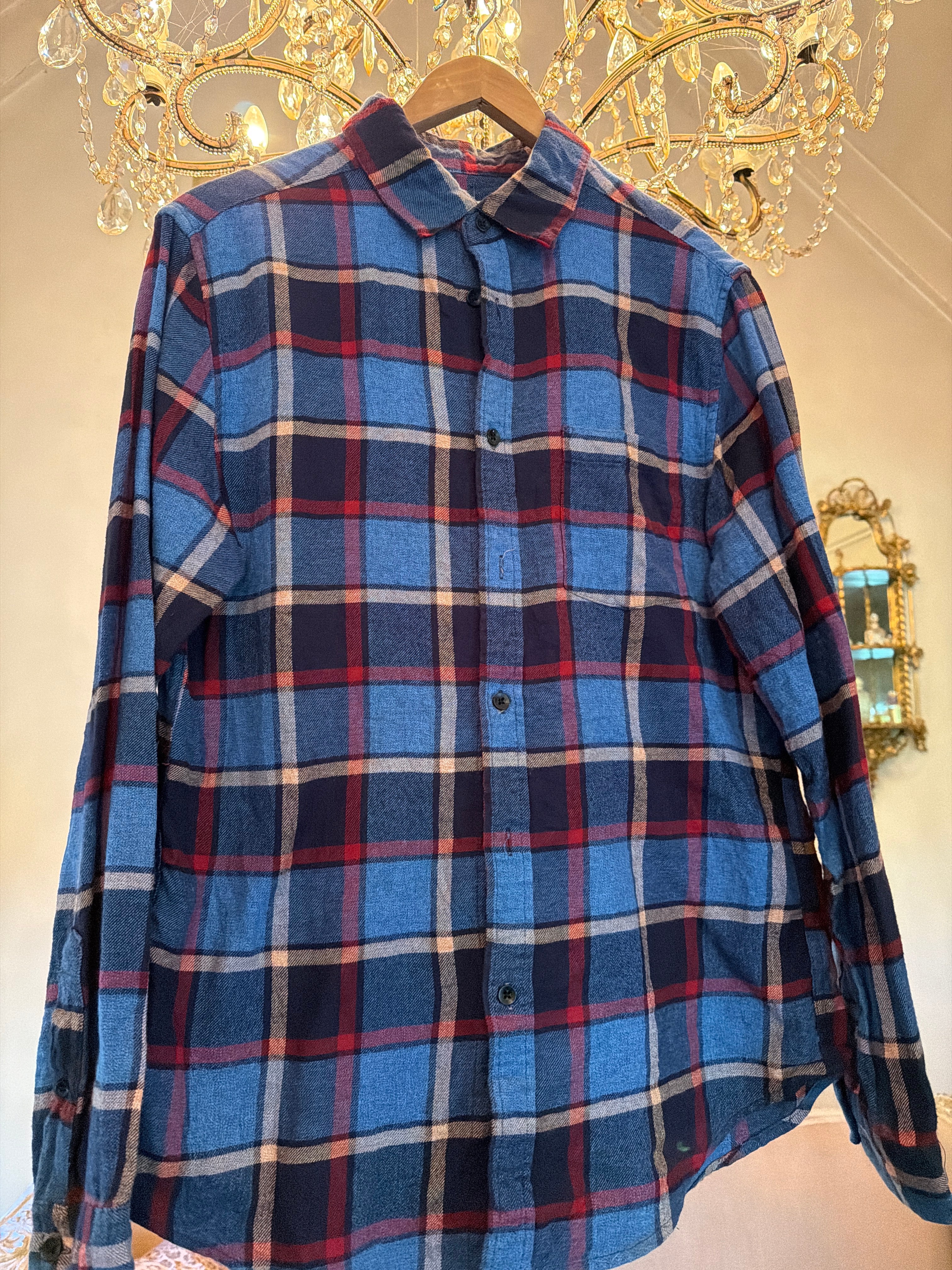 Vintage Flannel - original logo   - Number 60 Size - L