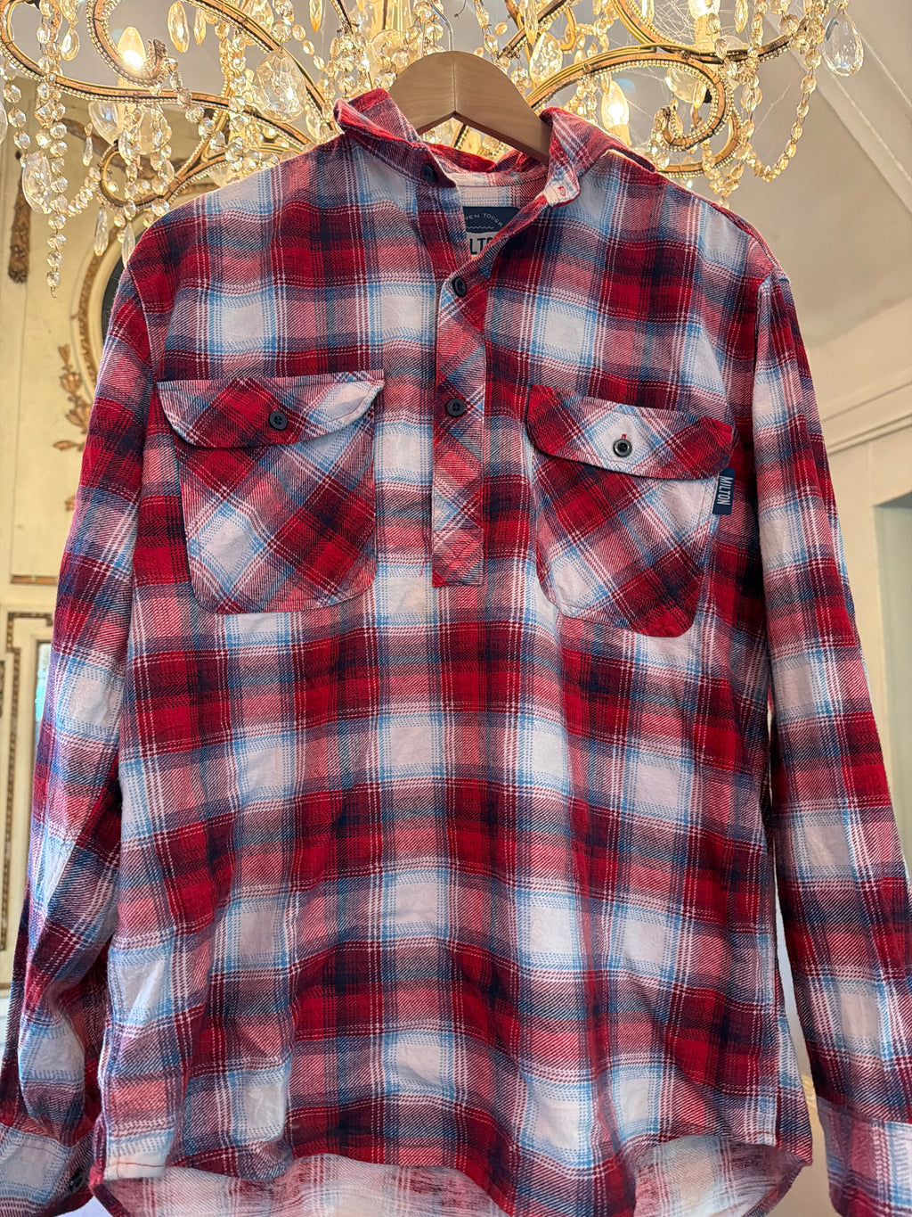 Vintage Flannel - Original Logo   - Number 57 - Size - M