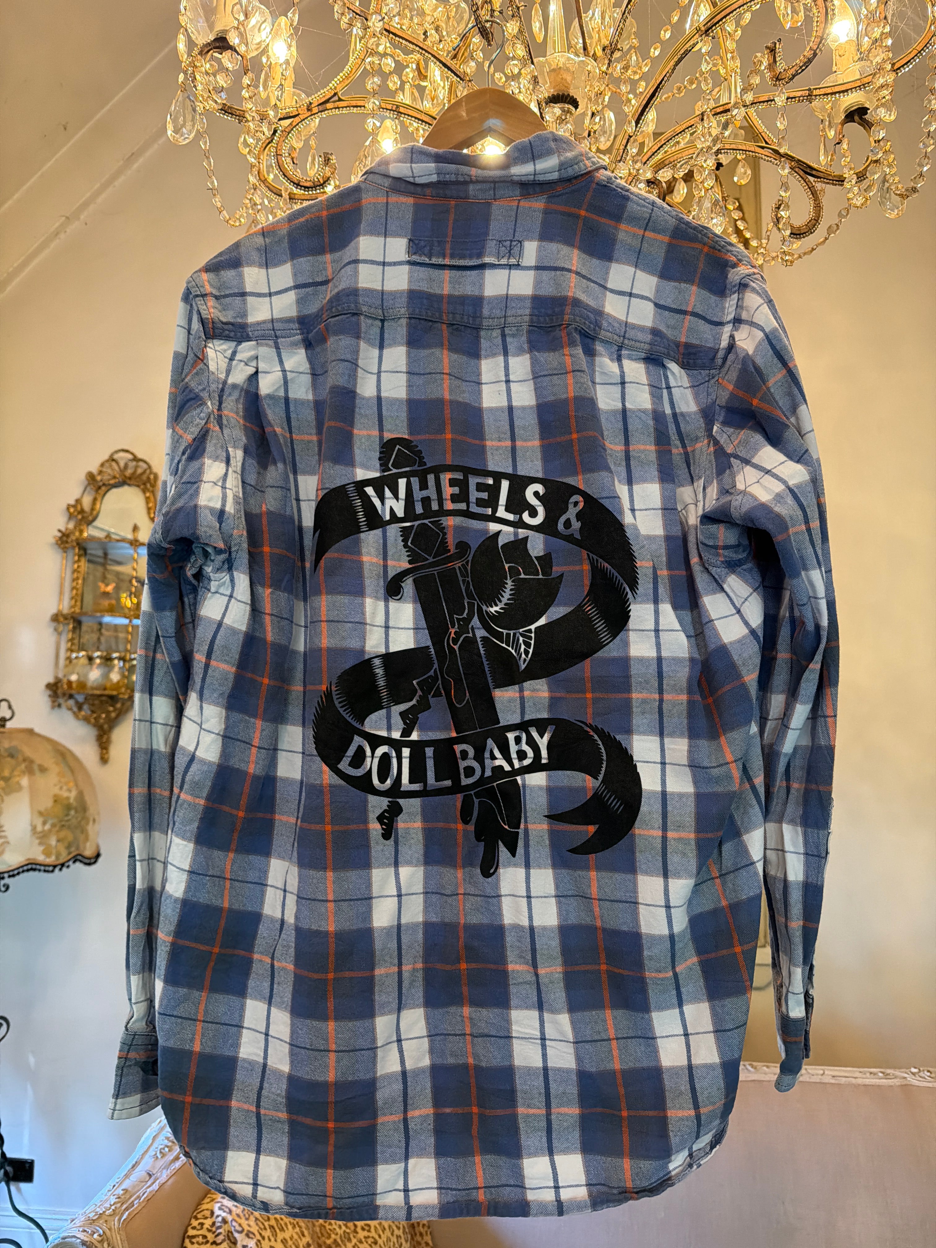 Vintage Flannel - Original Logo Print Number 65  - size L men’s